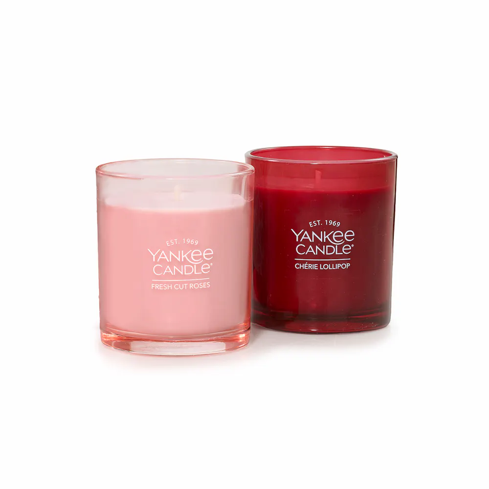 ABAT JOUR + PLATEAU POUR BOUGIE PETITE JARRE COEUR BLANC - YANKEE CANDLE - Maison