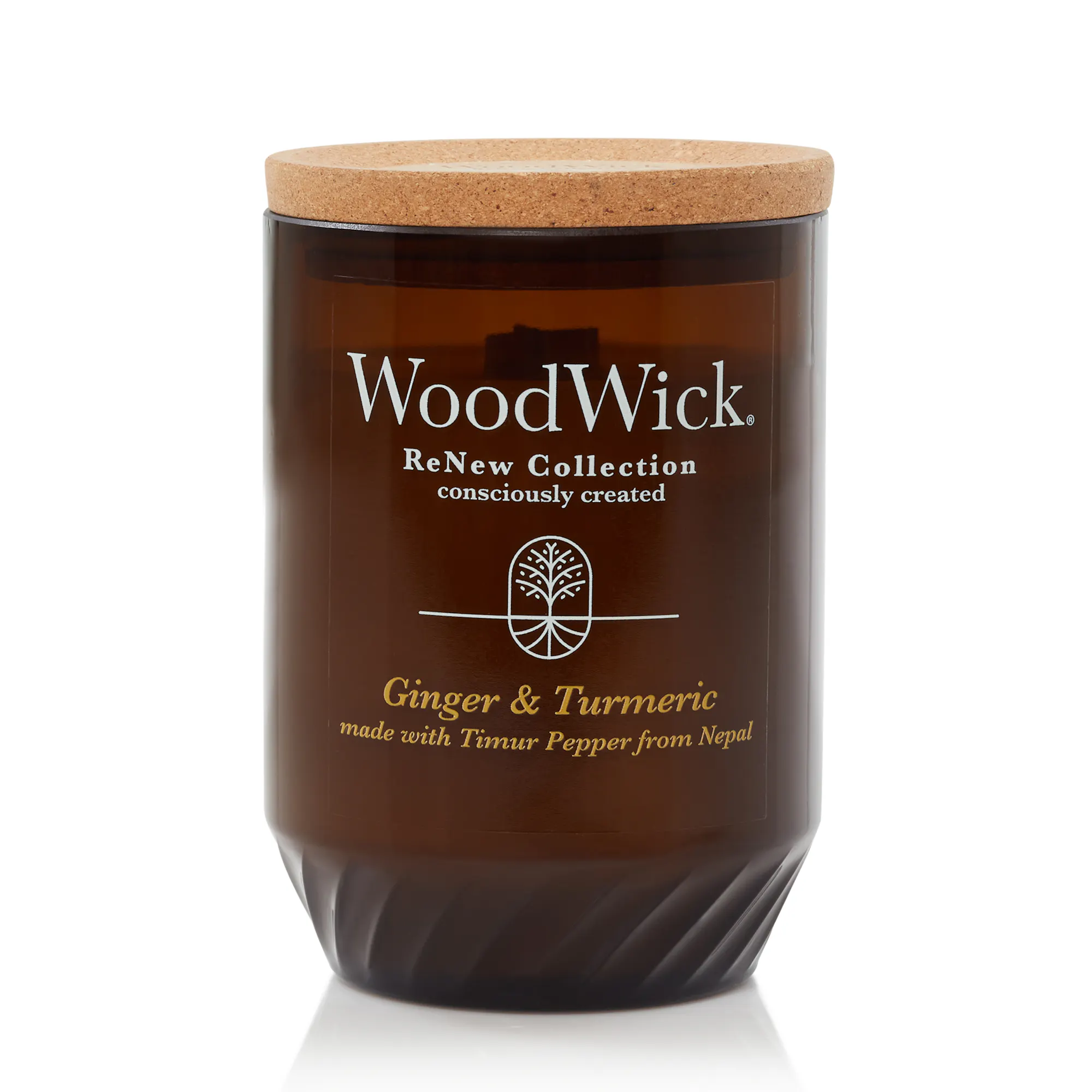 Ginger & Turmeric WoodWick® Large ReNew Candle - Large ReNew