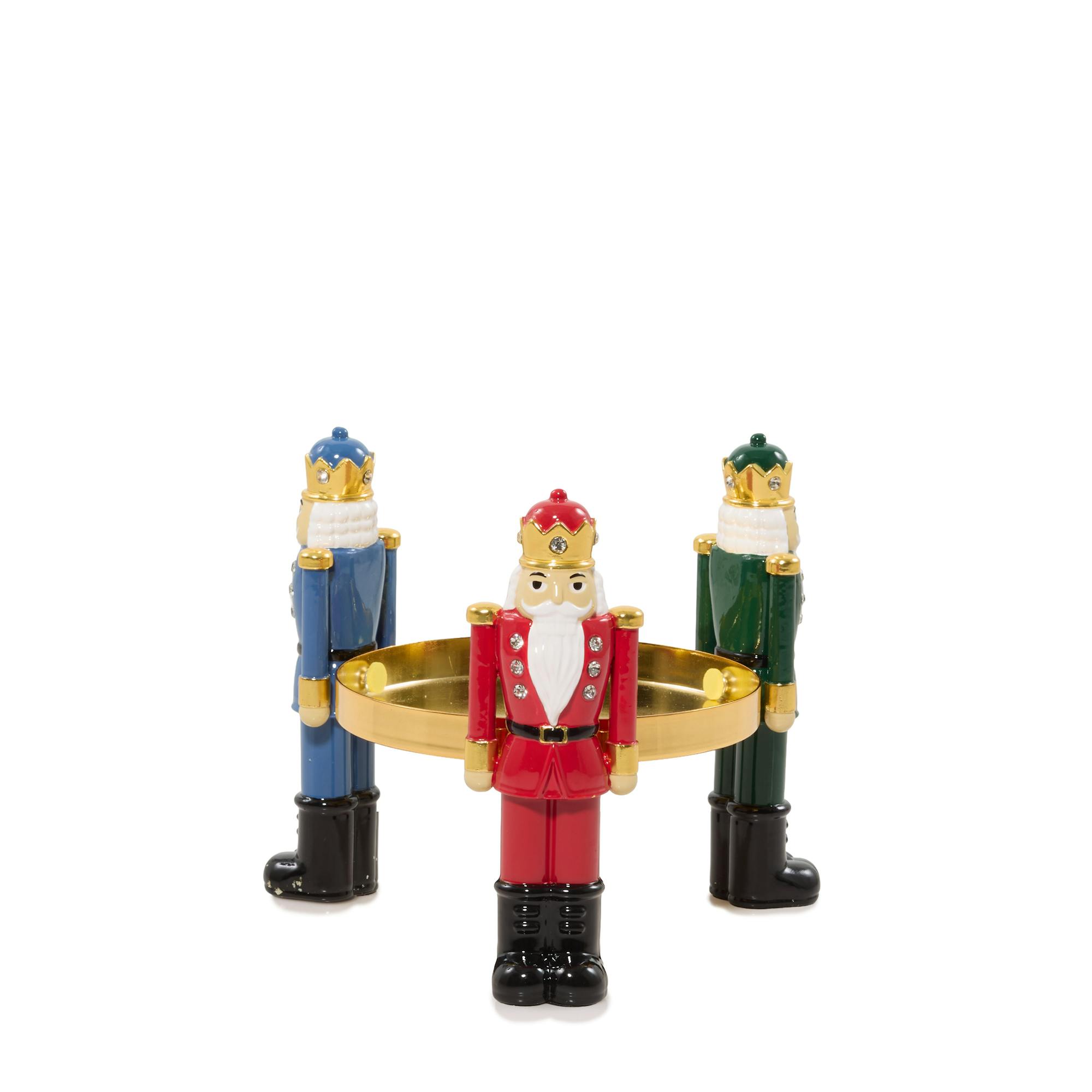 Yankee Candle Standing Nutcrackers Jar Candle Holder Jar Candle Holder In Multi
