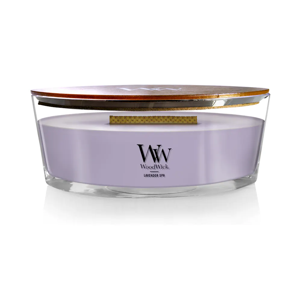 Lavender Spa WoodWick® Ellipse Candle - Ellipse Candles | Yankee Candle