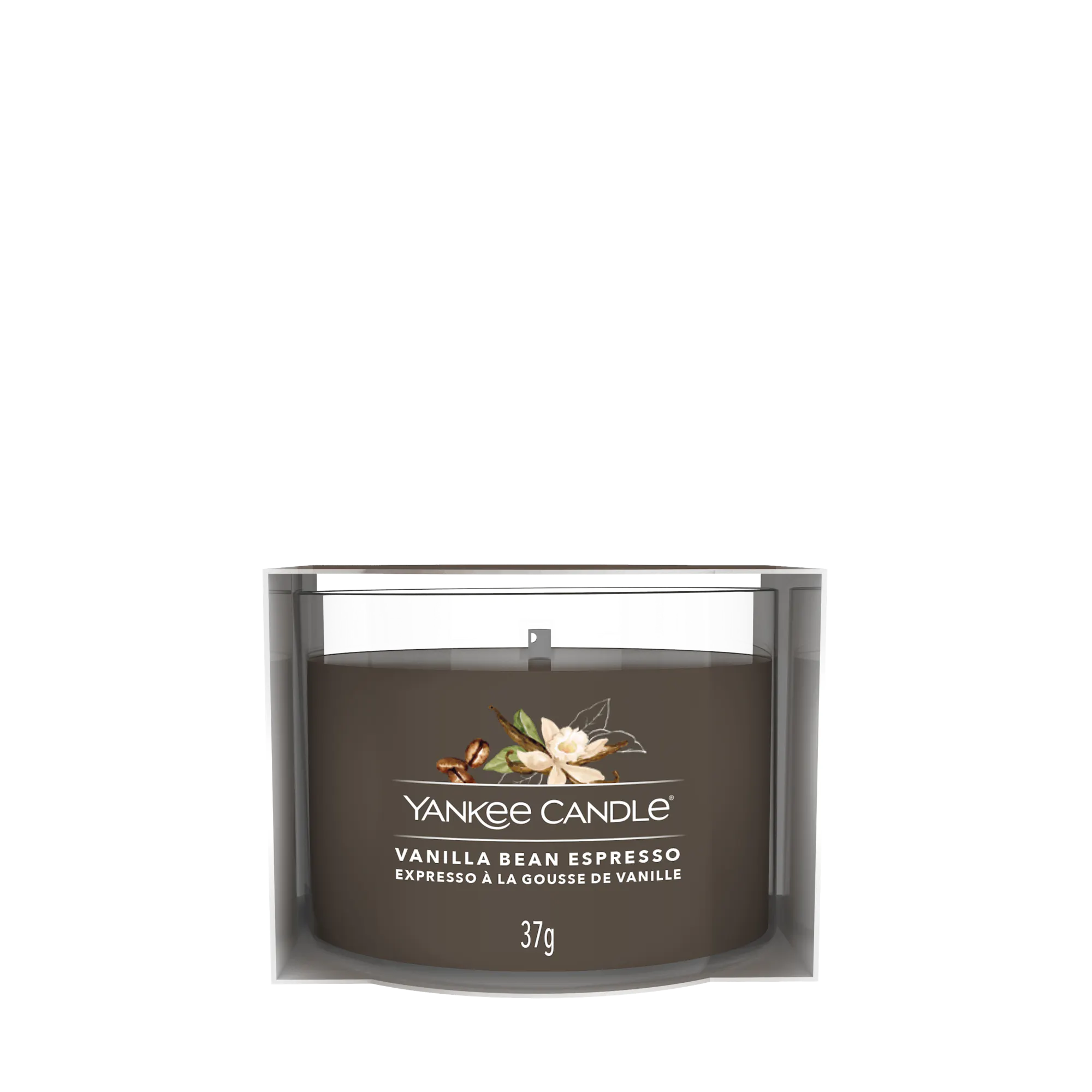 Vanilla Bean Espresso Candle Yankee Candle® Mini, Brown, 5.4cm x 4.4cm | Sweet & Spicy