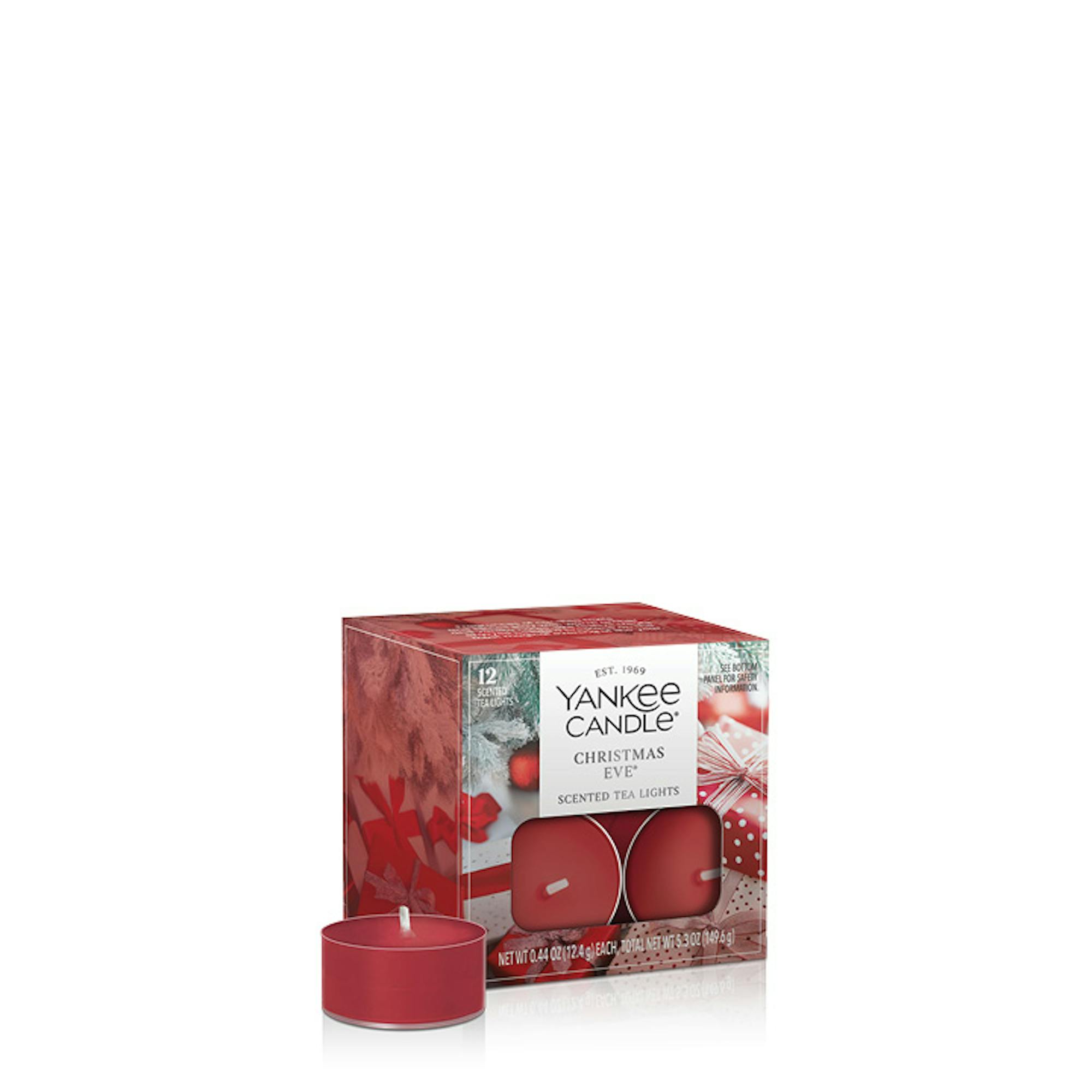 Yankee Candle Christmas Eve Tea Light Candles, 0.44 oz Each