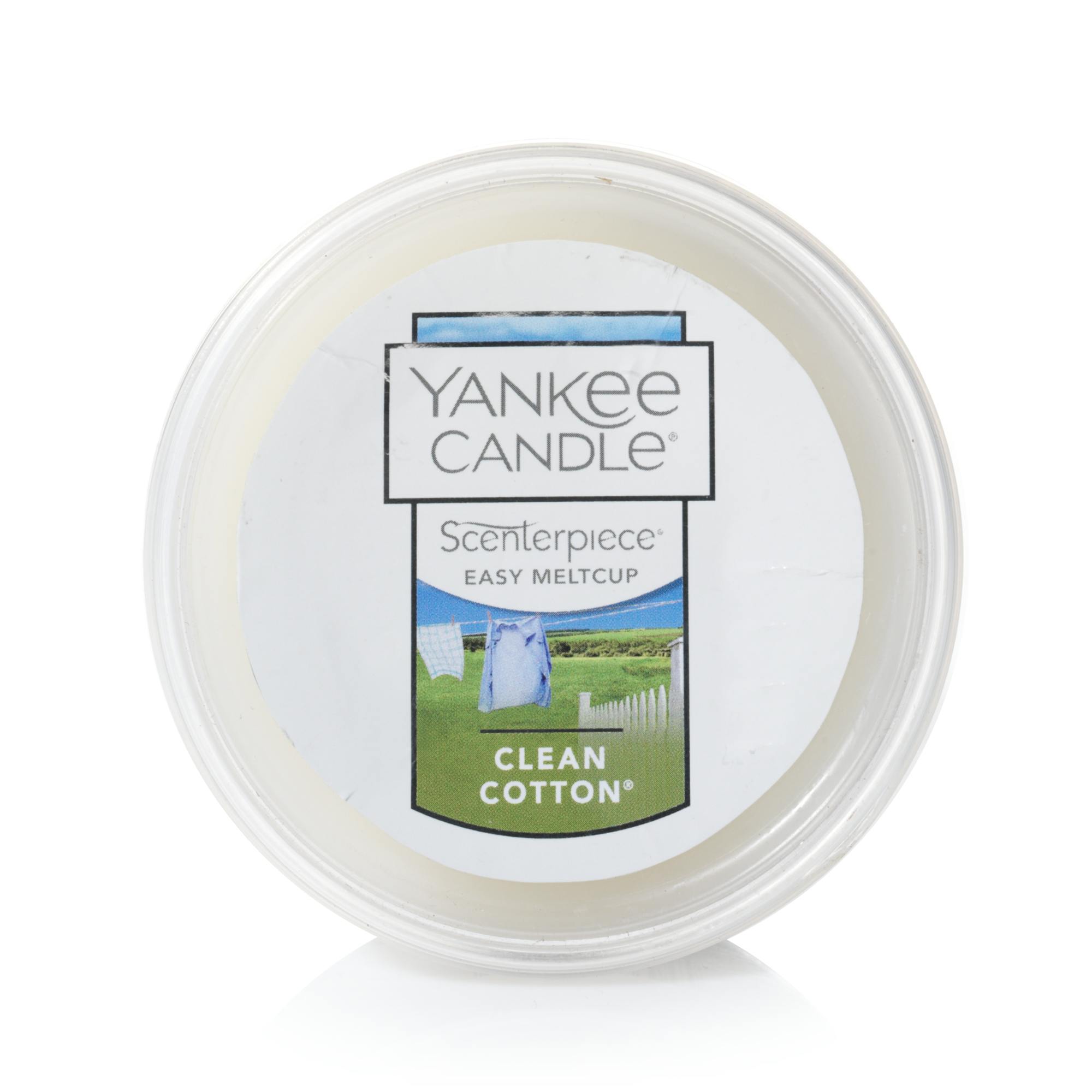 Yankee Candle Clean Cotton Scenterpiece Easy Meltcup, 2.2 oz