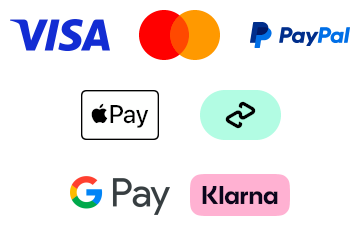 Logos of the payment types that are accepted