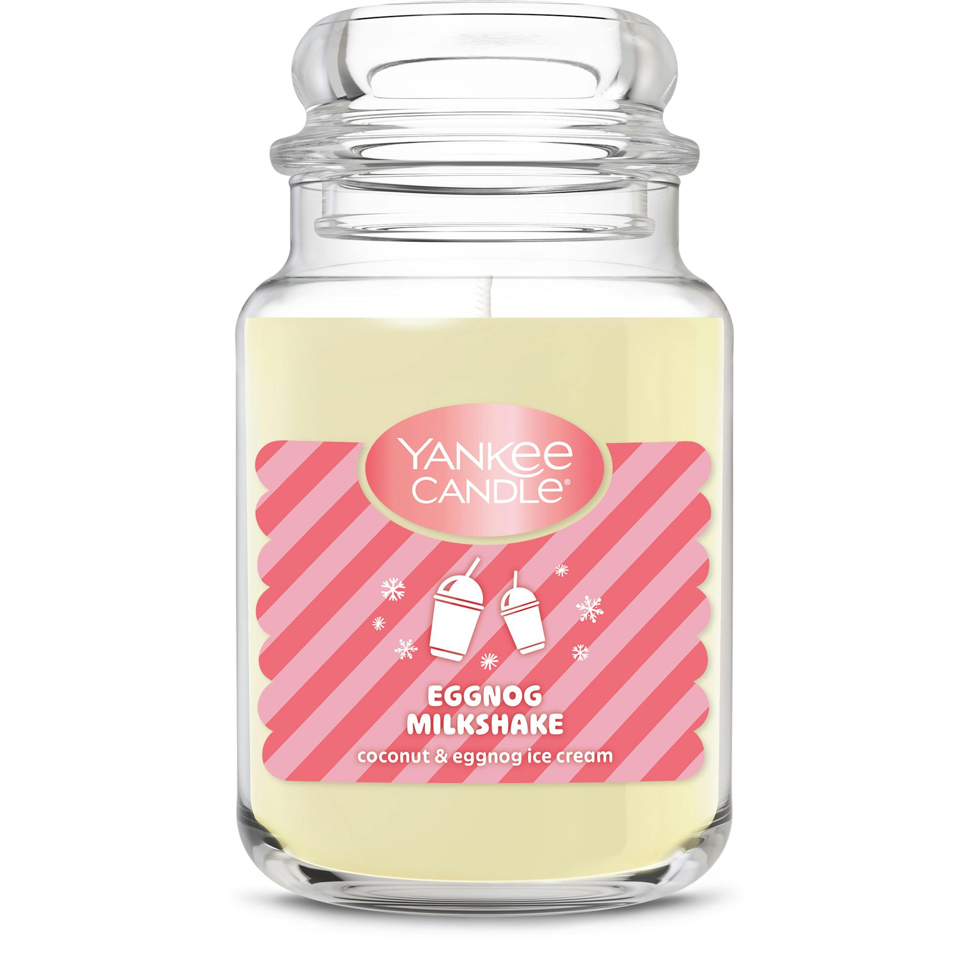 Yankee Candle Eggnog Milkshake Original Large Jar Candle, 22 oz In Multi