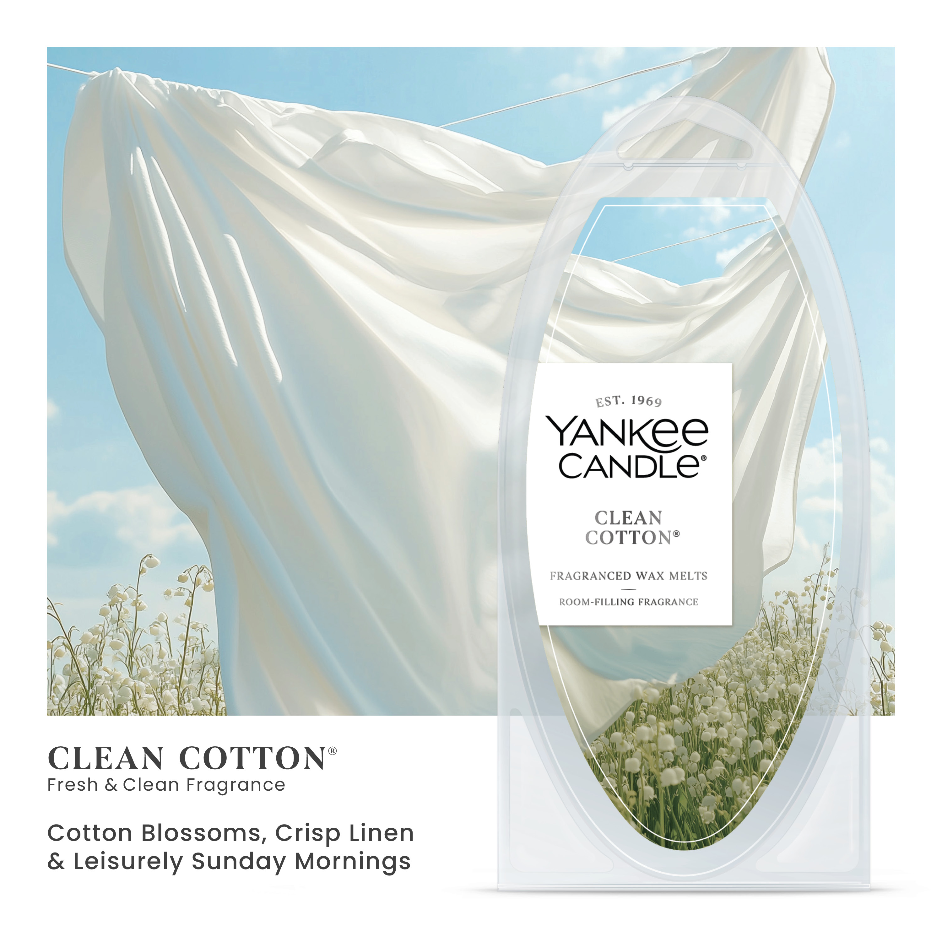 Clean Cotton Wax Melts - Thumbnail 2