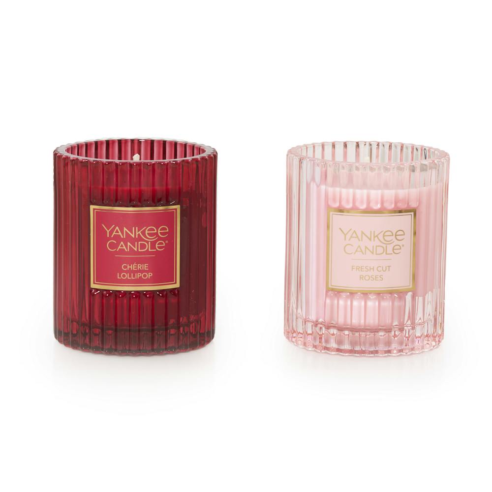 Love Is in the Air Fluted Candles Gift Set