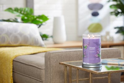 Lilac Blossoms Signature Large Tumbler Candle Signature Large Jar Candles Yankee Candle