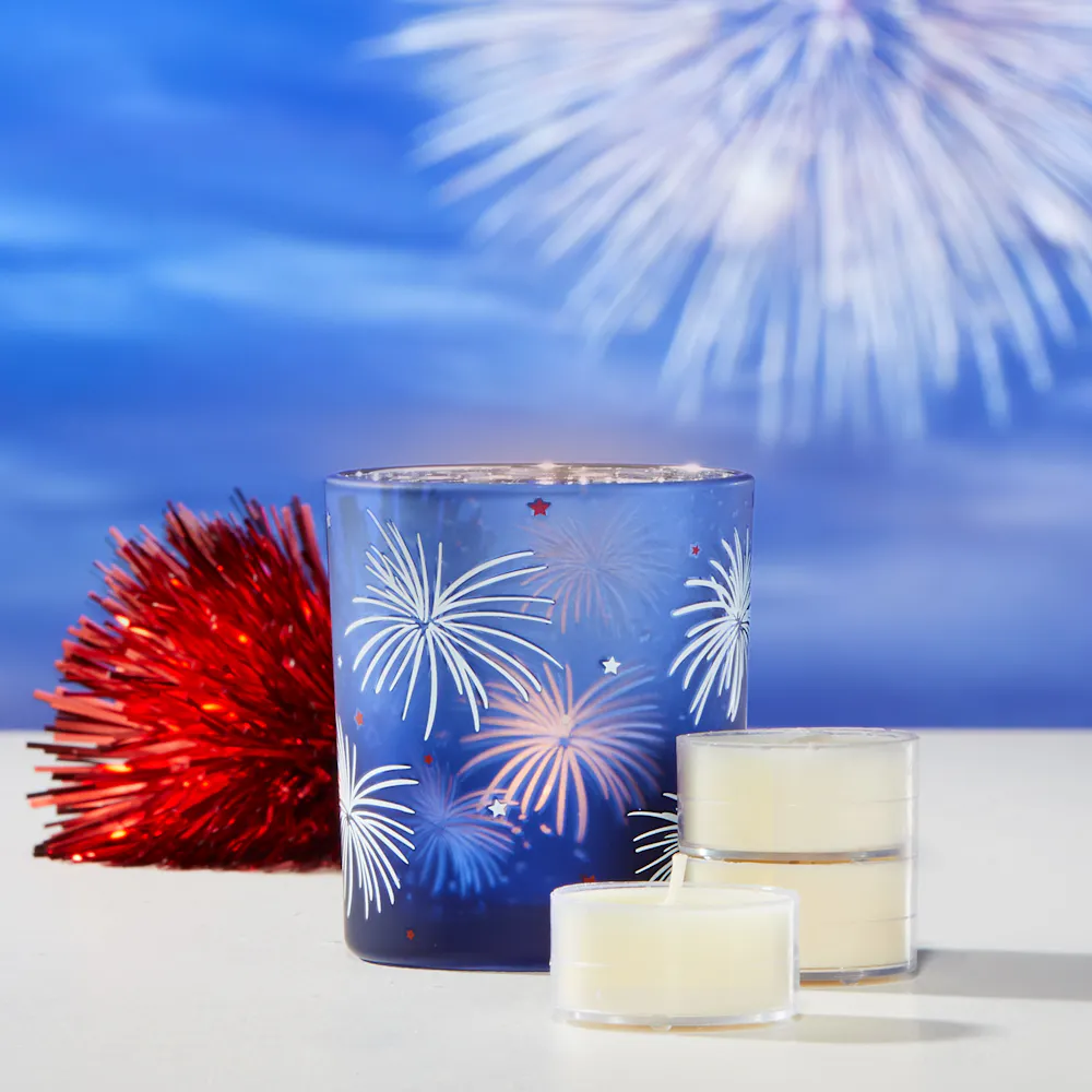 Happy Birthday, America! Tea Light Candle Holder