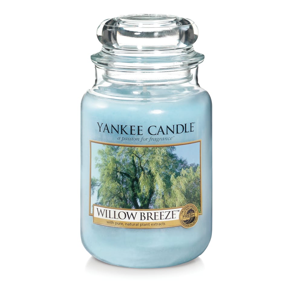 willow breeze large jar candle