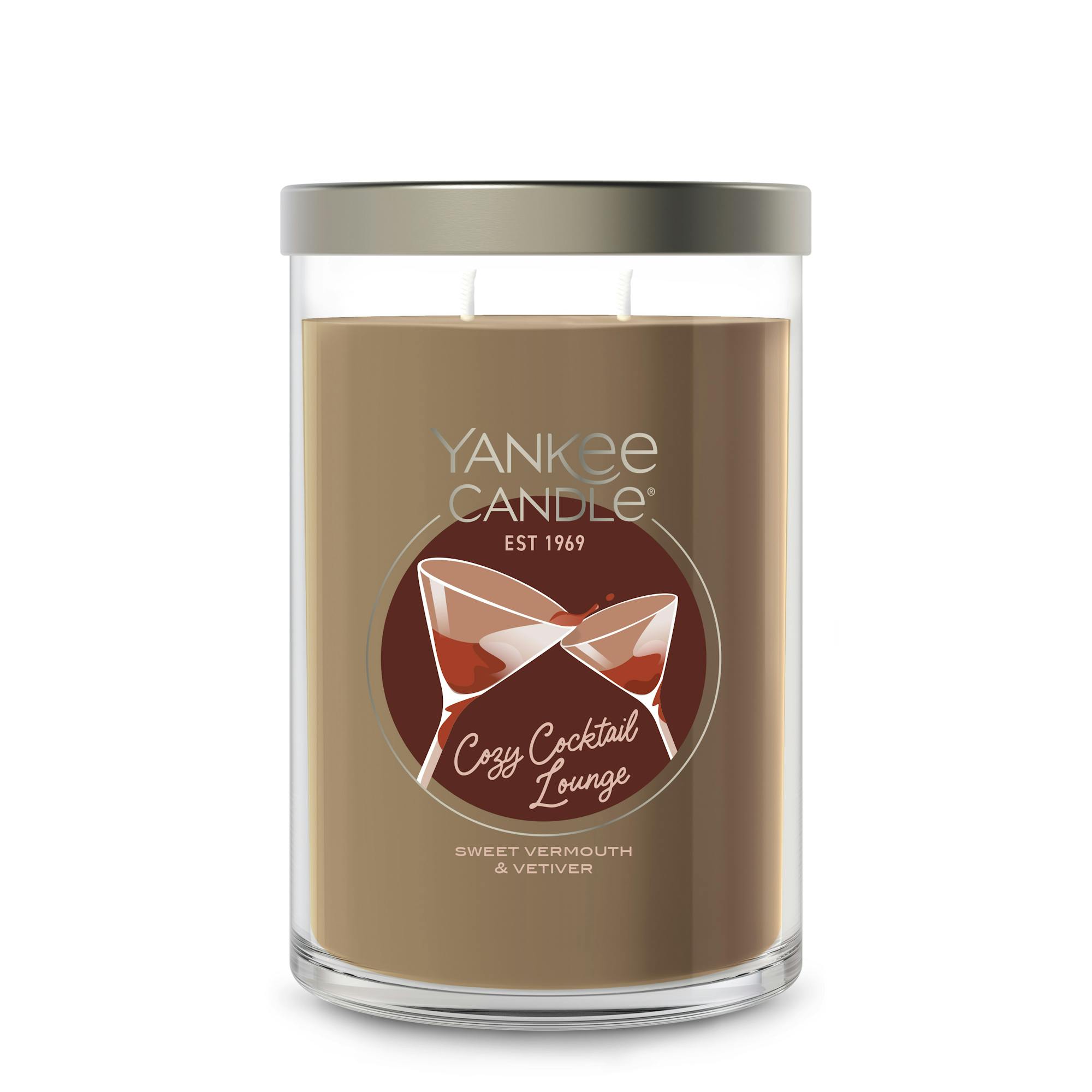 Yankee Candle Cozy Cocktail Lounge Large Tumbler Candle, 20 oz In Brown