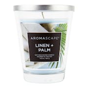 linen palm medium jar candle