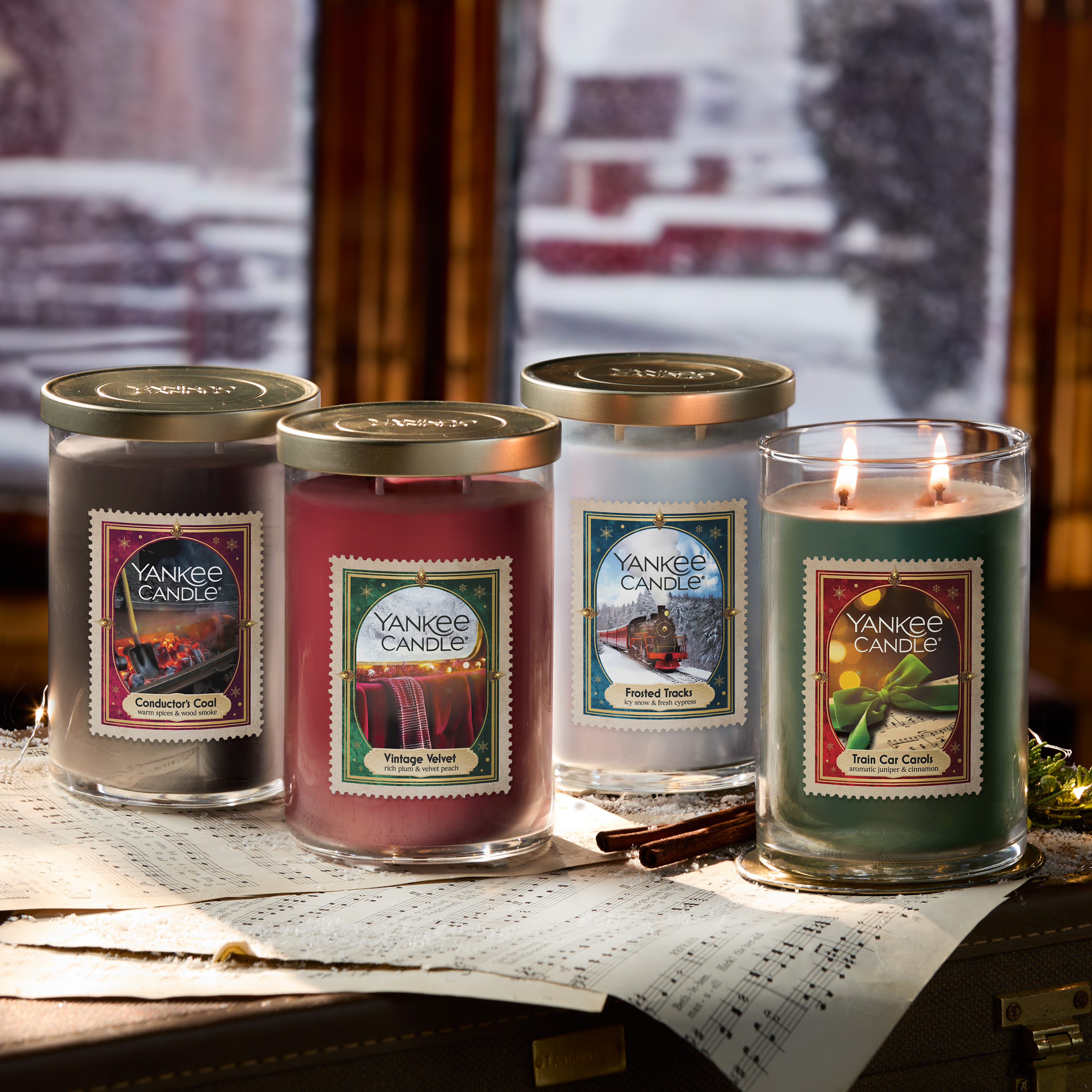 Frosted Tracks Large Tumbler Candle - Thumbnail 2