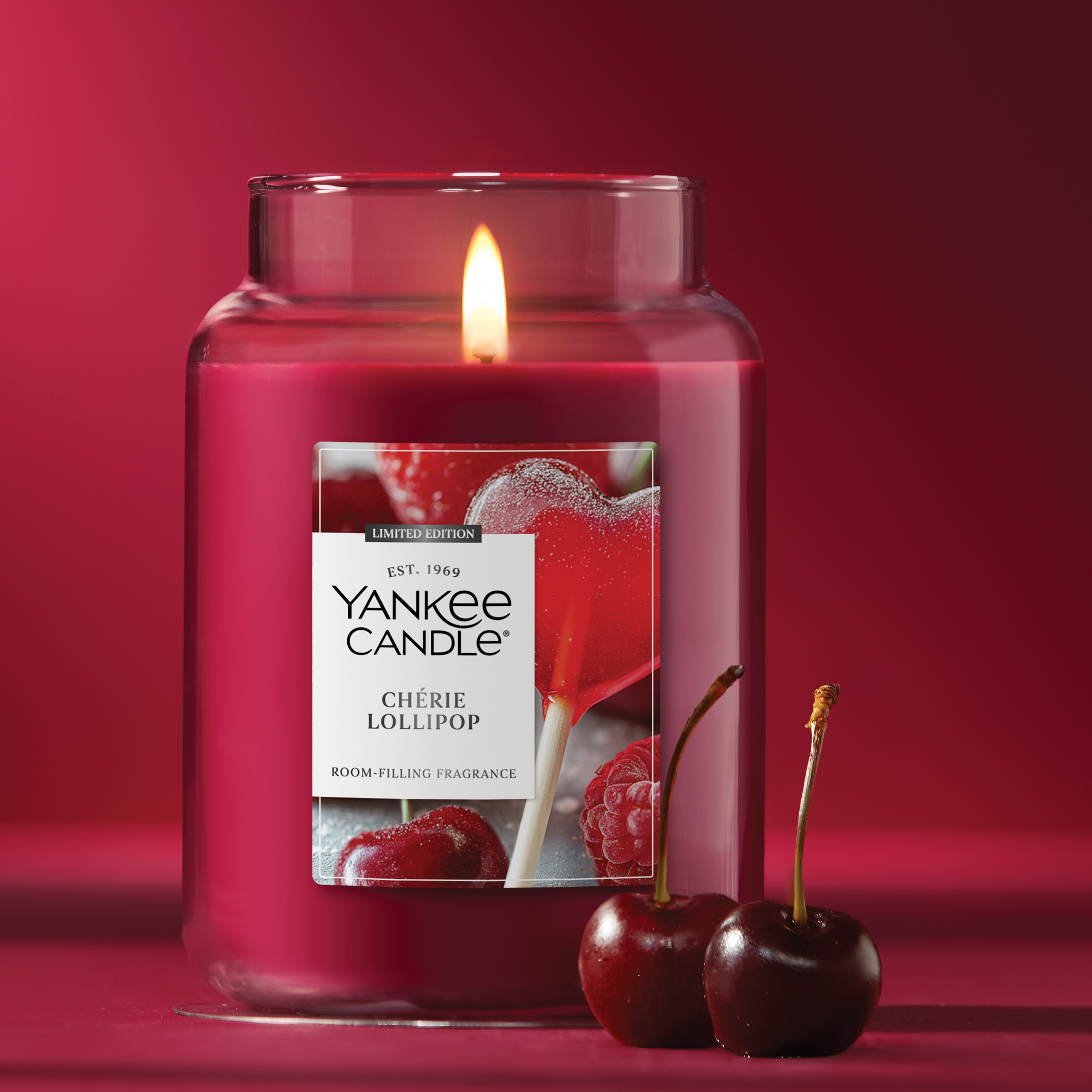 Yankee Candle Chérie Lollipop Large Tumbler Candle - Thumbnail 3