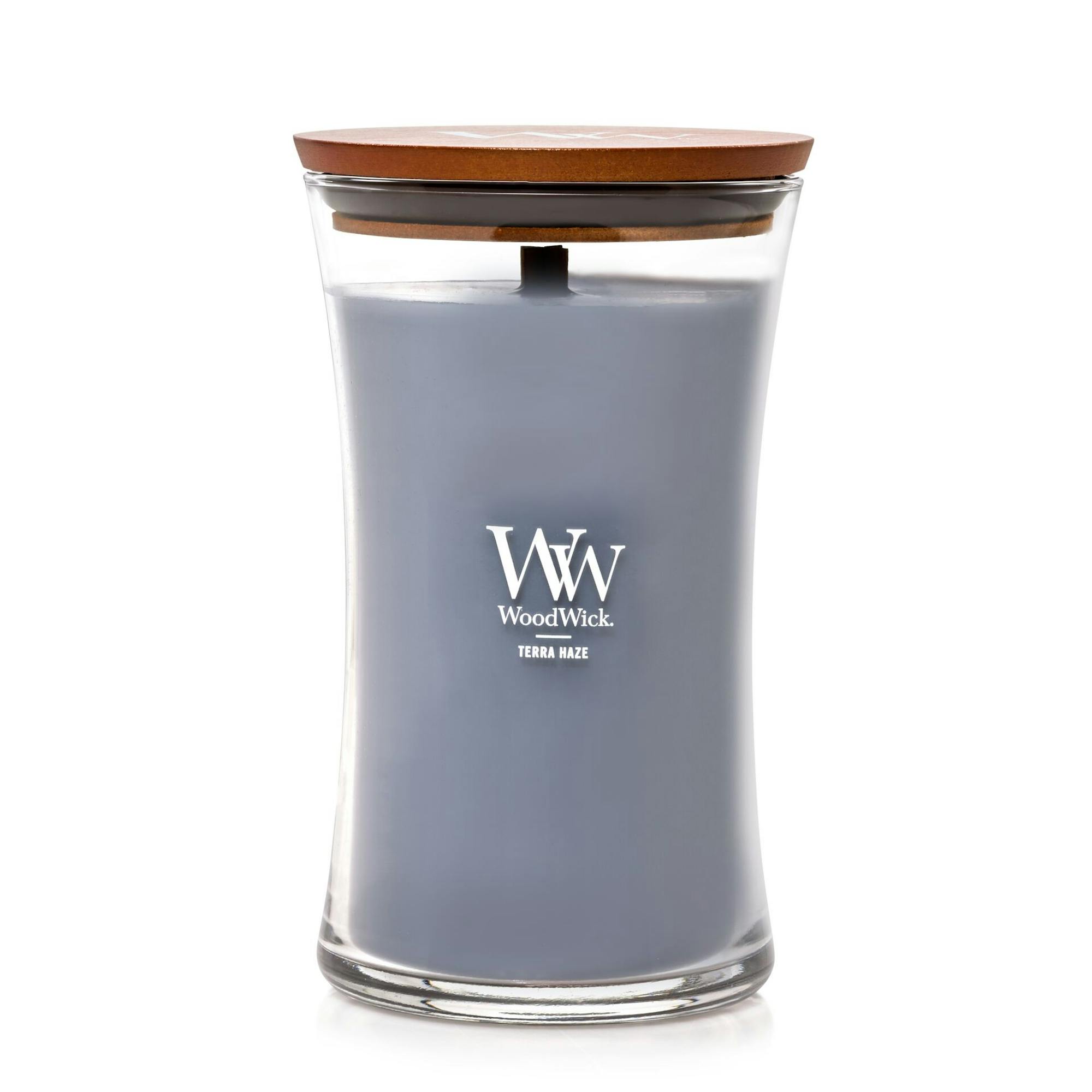 Woodwick Terra Haze  Large Hourglass Candle, 21.5 oz