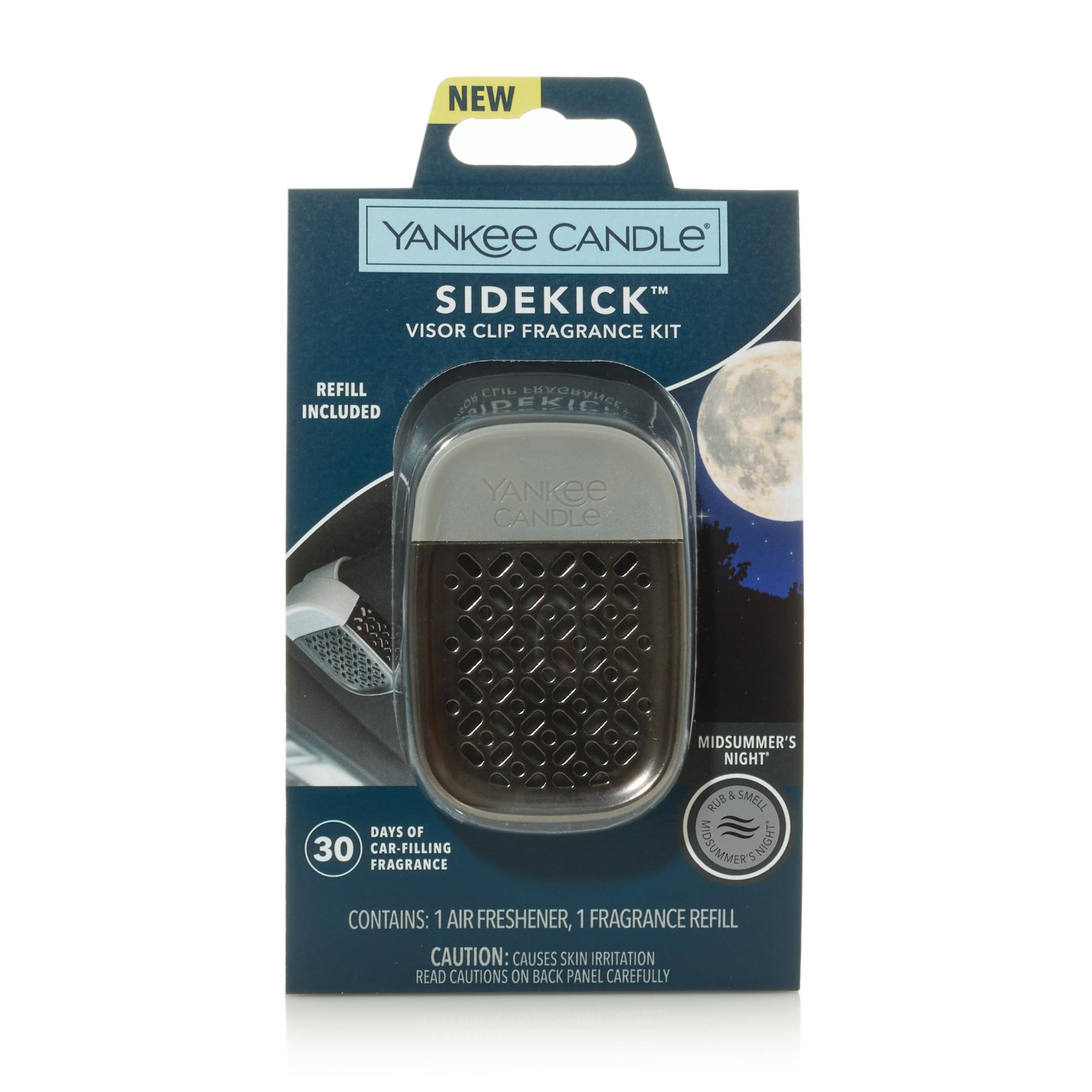 Yankee Candle Midsummer's Night Visor Clip Fragrance Kit Sidekick Visor Clip Fragrance Kit, 1.7 oz In Multi