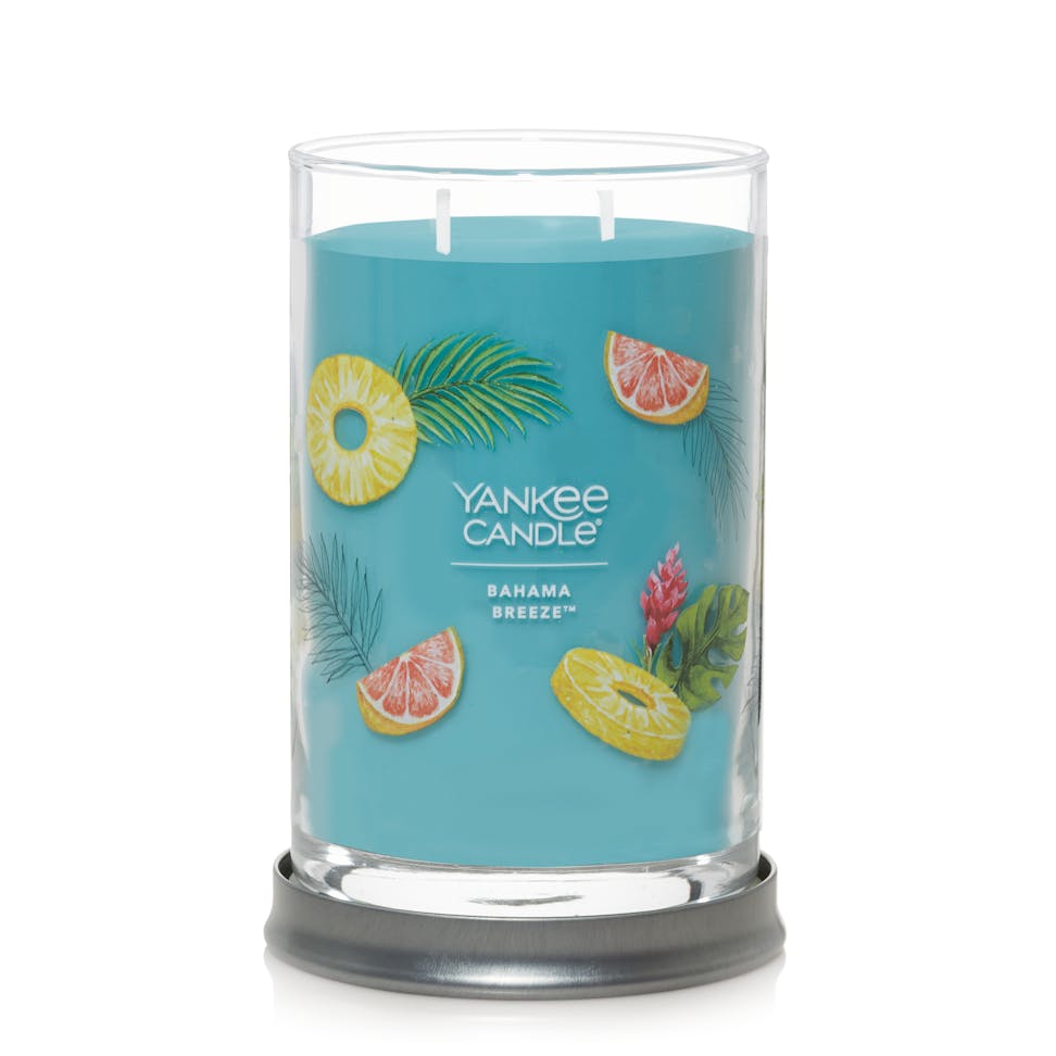 2 wick jar candle, bahama breeze
