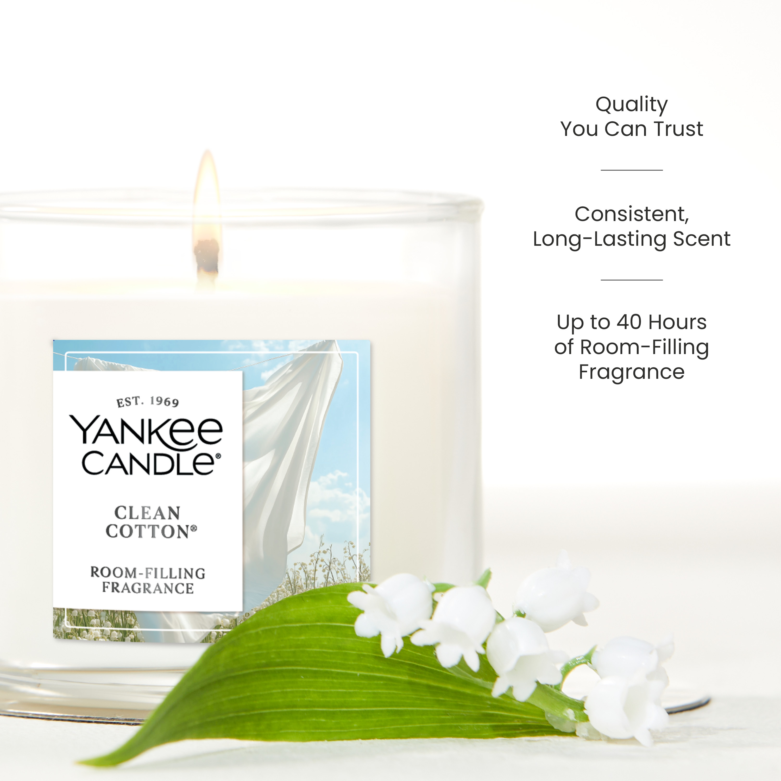 Yankee Candle Clean Cotton Small Tumbler