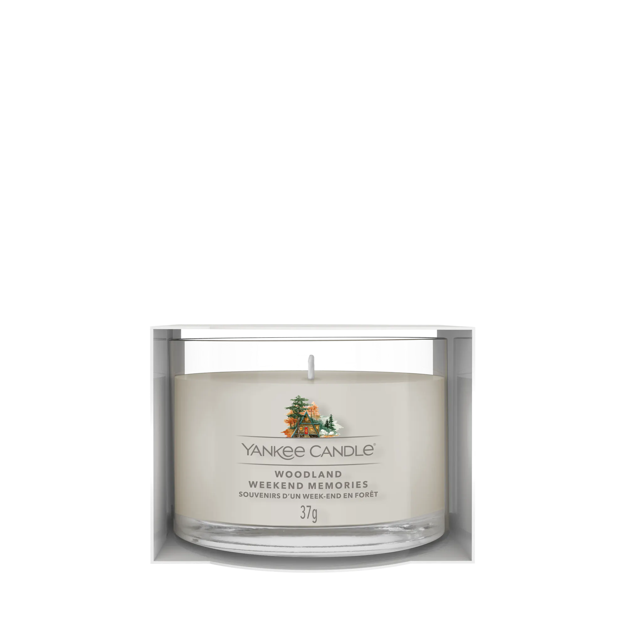 Woodland Weekend Memories Candle Yankee Candle, Grey, 5.4cm x 4.4cm | Sweet & Spicy