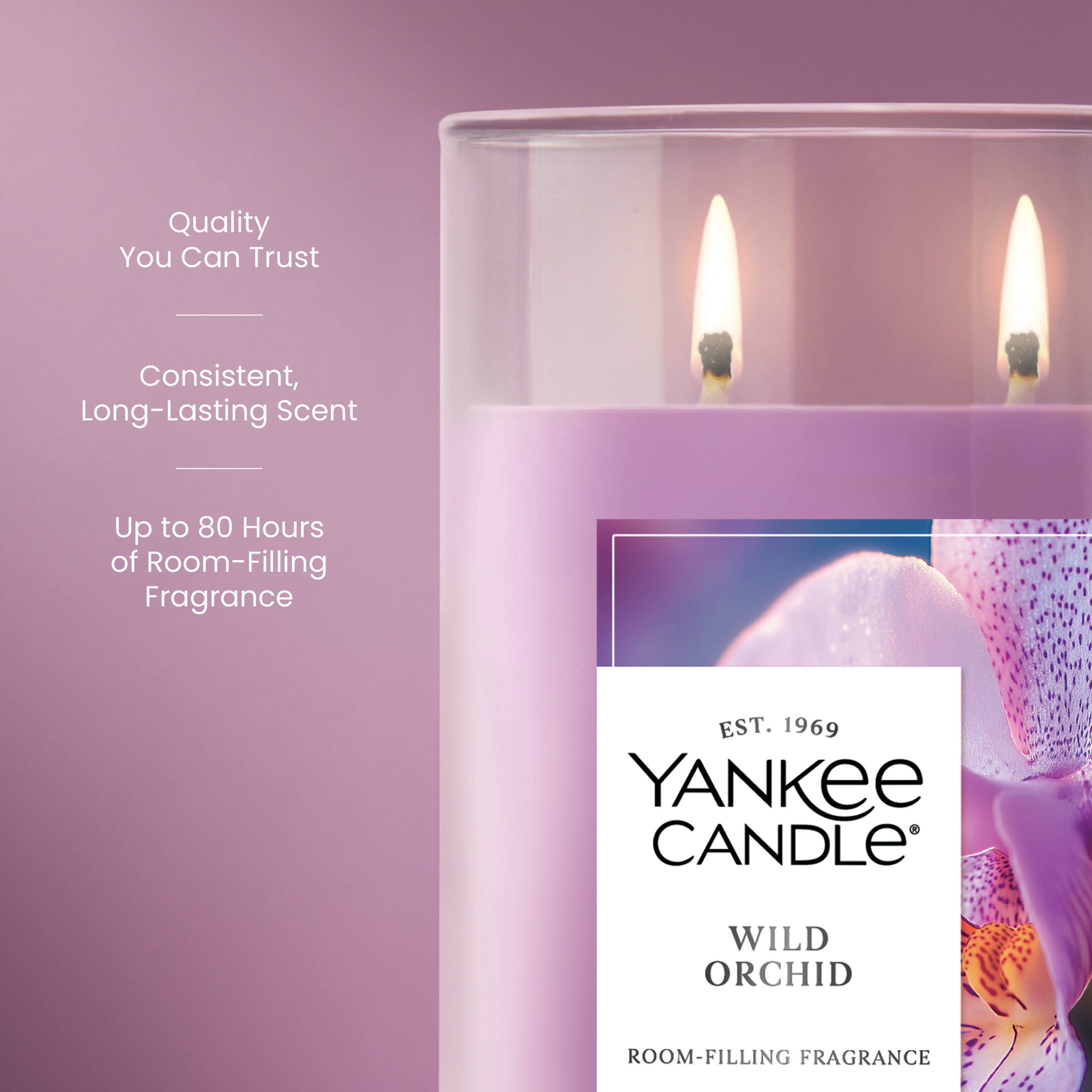 Wild Orchid Large Tumbler Candle - Thumbnail 3