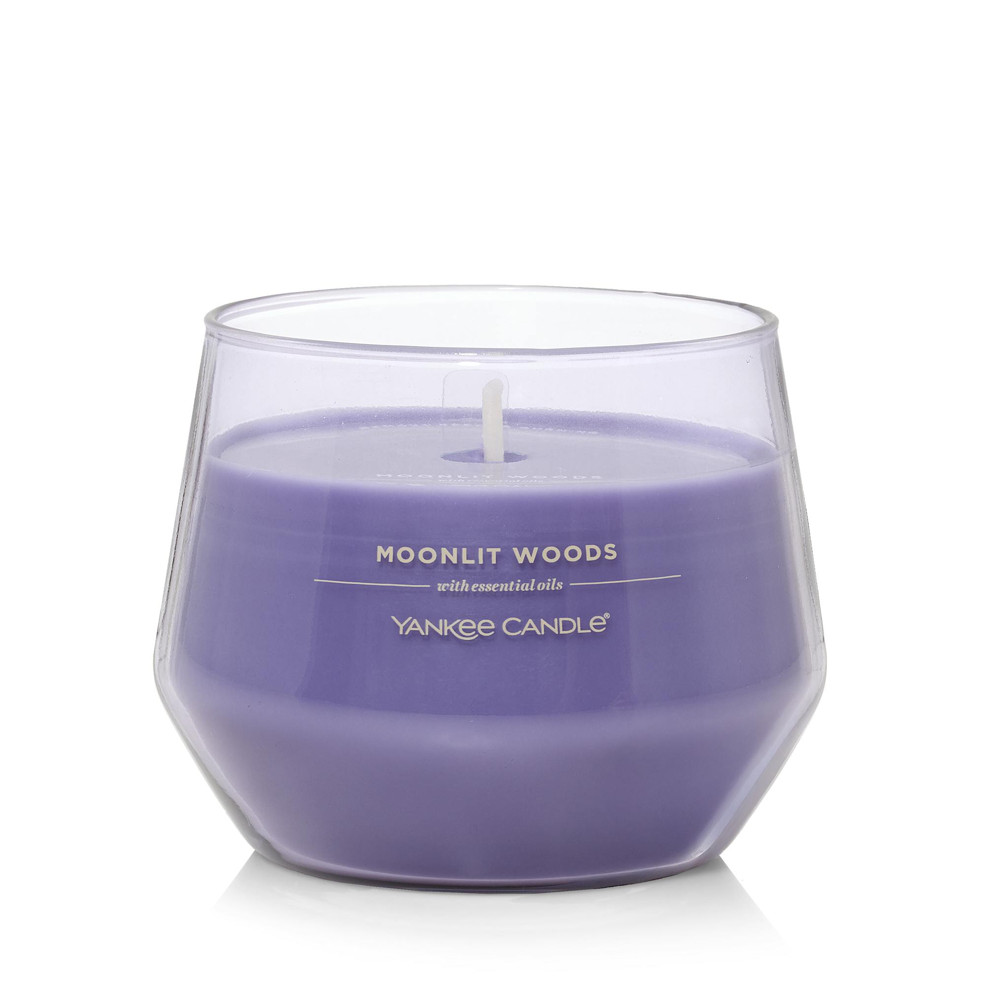 Yankee Candle Moonlit Woods Studio Collection Candles, 10 Oz, Medium In Purple