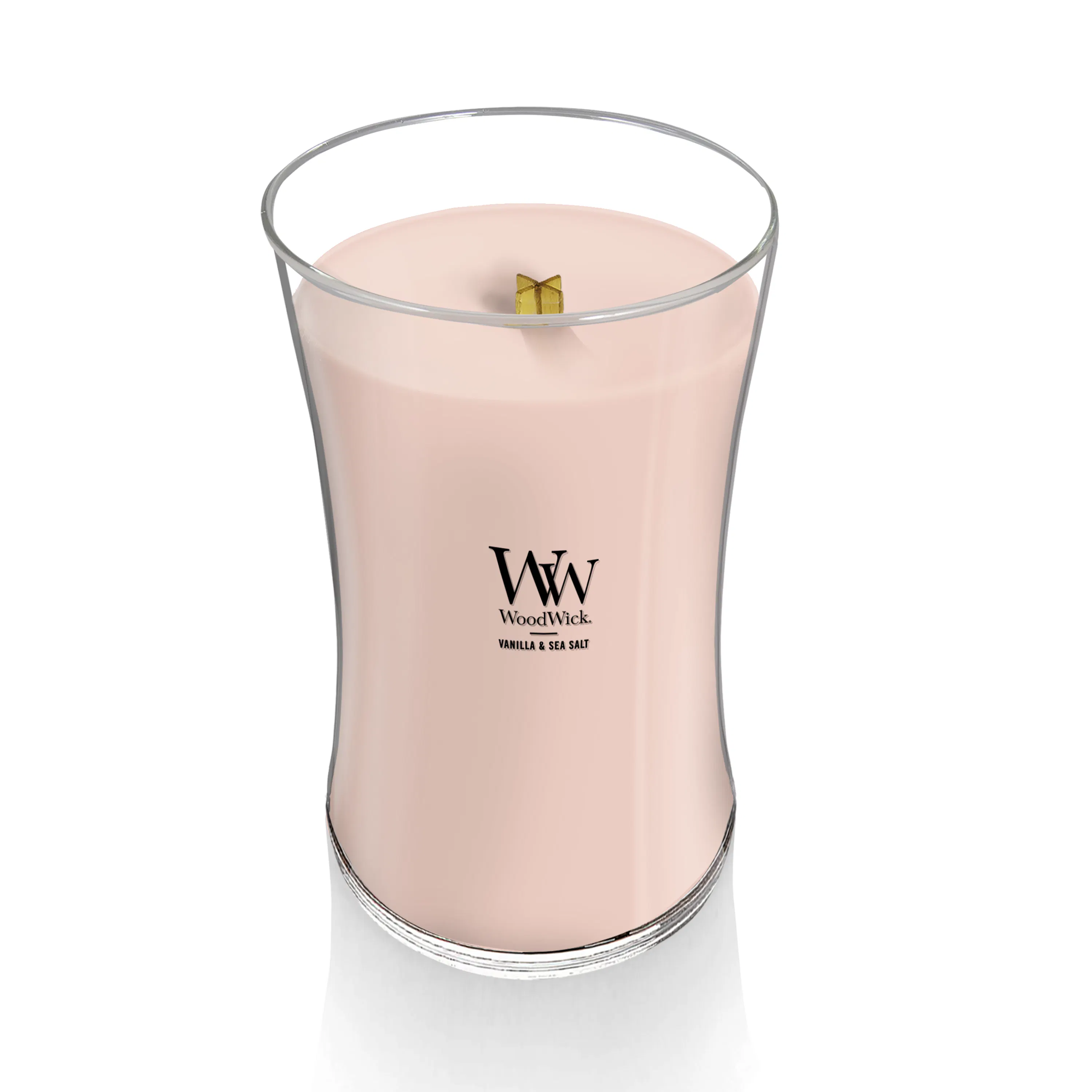 Vanilla & Sea Salt WoodWick® Large Hourglass Candle - Large