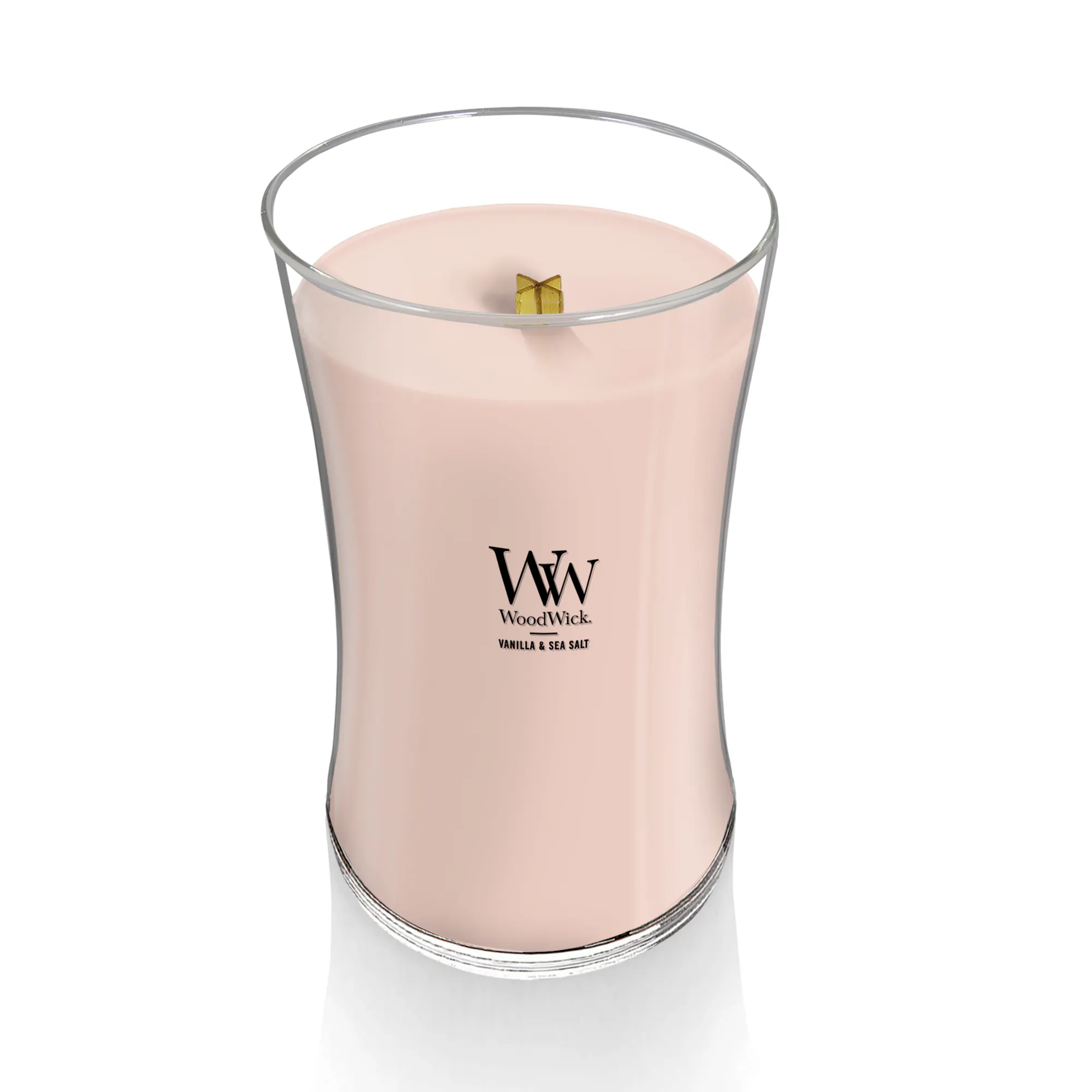 Vanilla & Sea Salt WoodWick® Large Hourglass Candle - Large