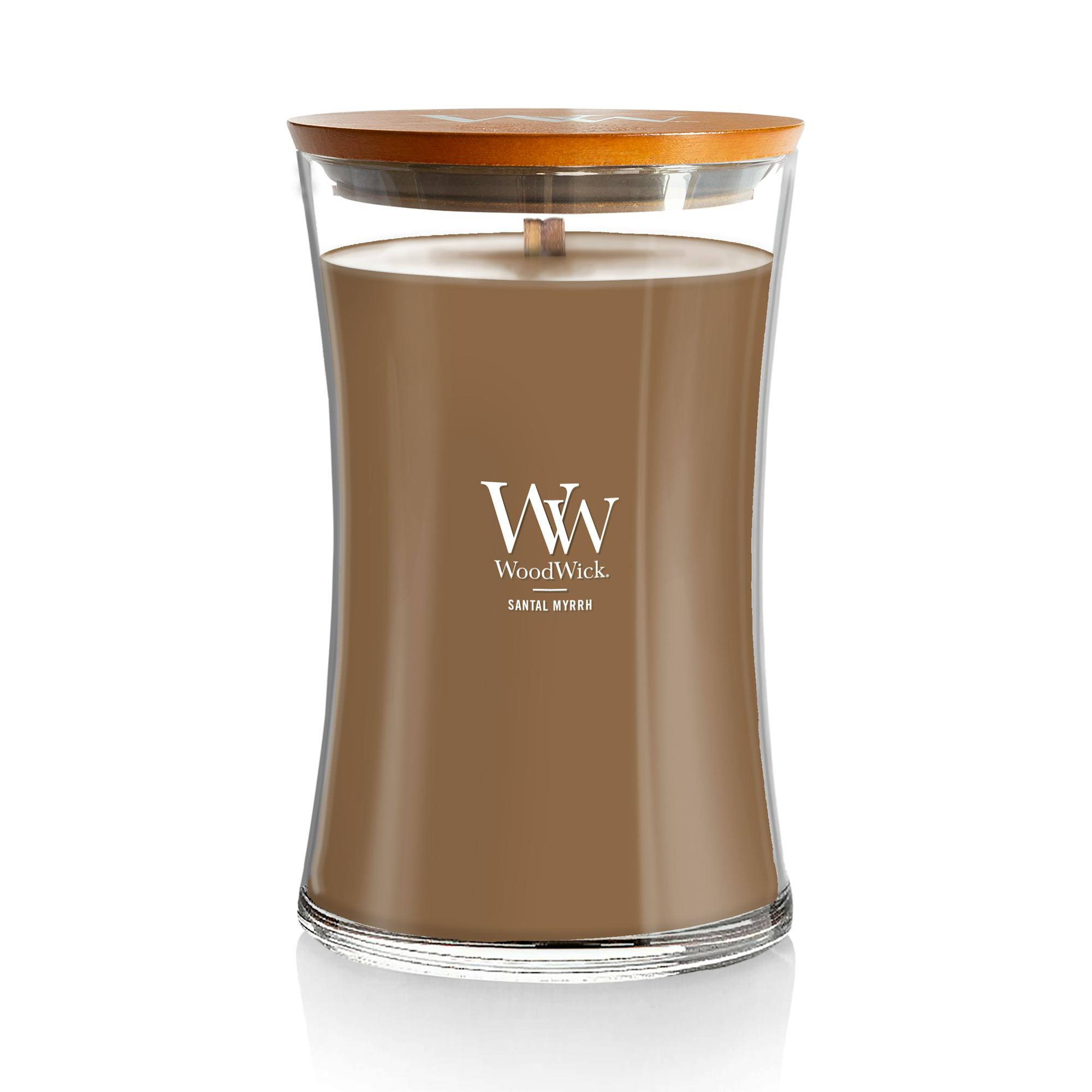Woodwick Santal Myrrh  Large Hourglass Candle, 215 oz