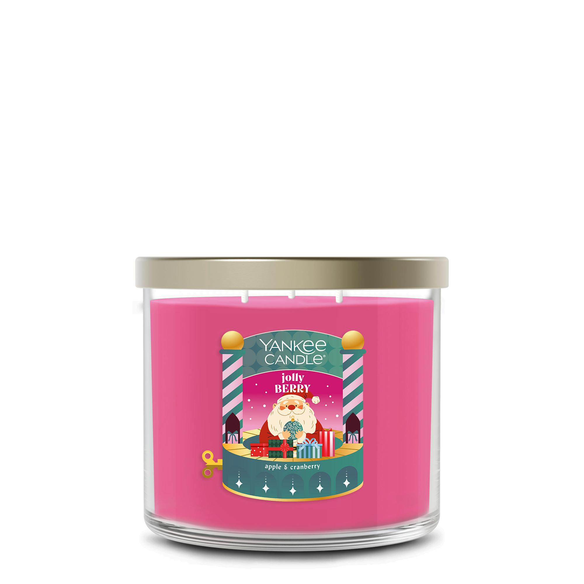Yankee Candle Jolly Berry 3-wick Candle, 14.5 oz In Multi