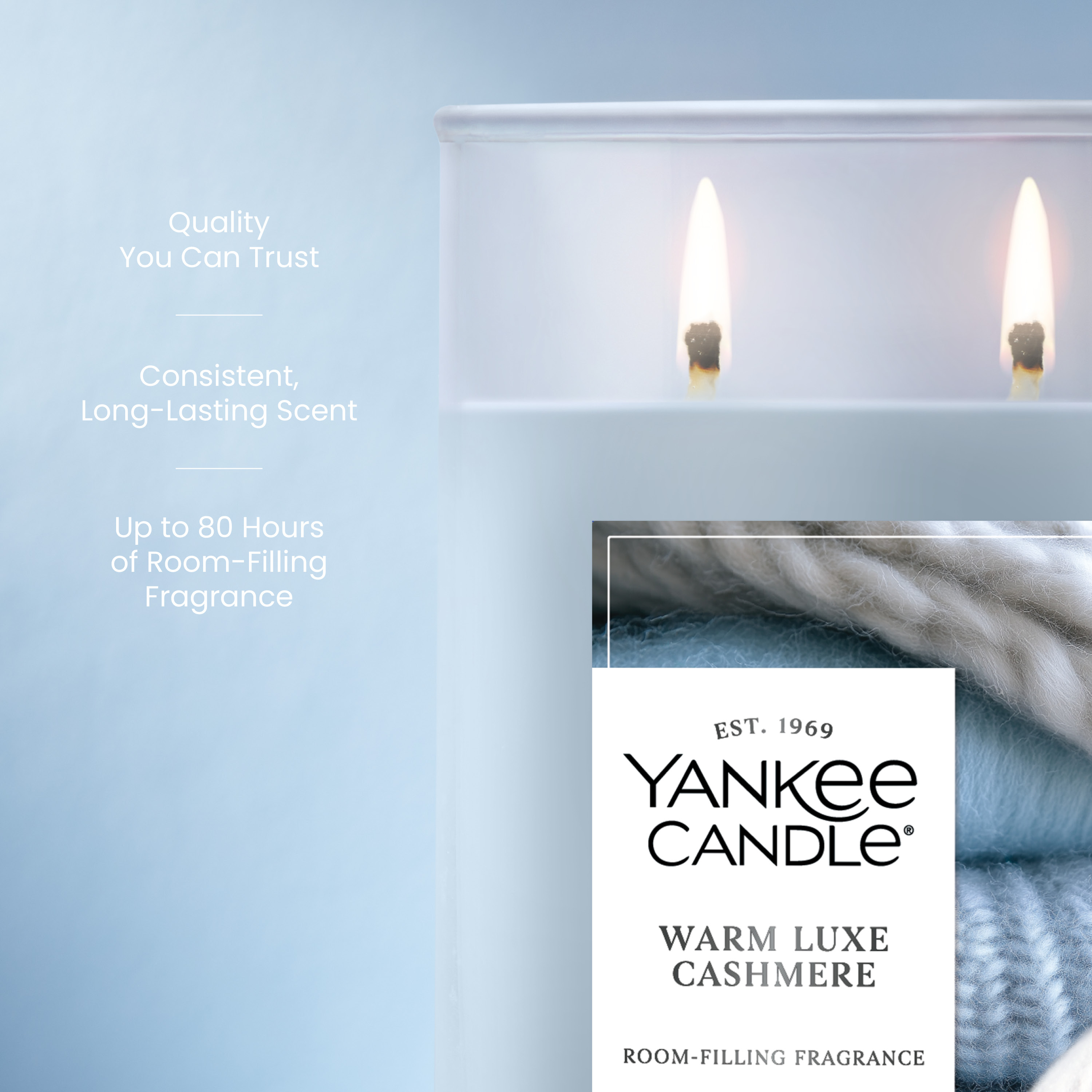 Warm Luxe Cashmere Large Tumbler Candle - Thumbnail 3