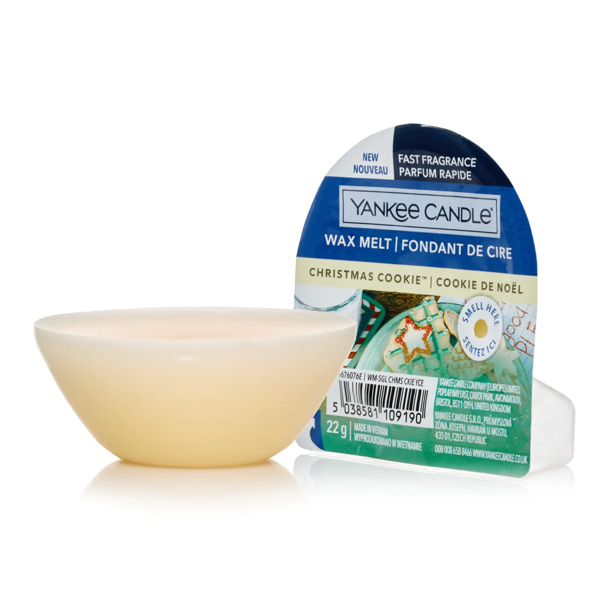 Christmas Cookie Wax Melt Wax Melt Yankee Candle, Neutrals, 5.6cm x 1.5cm | Sweet & Spicy