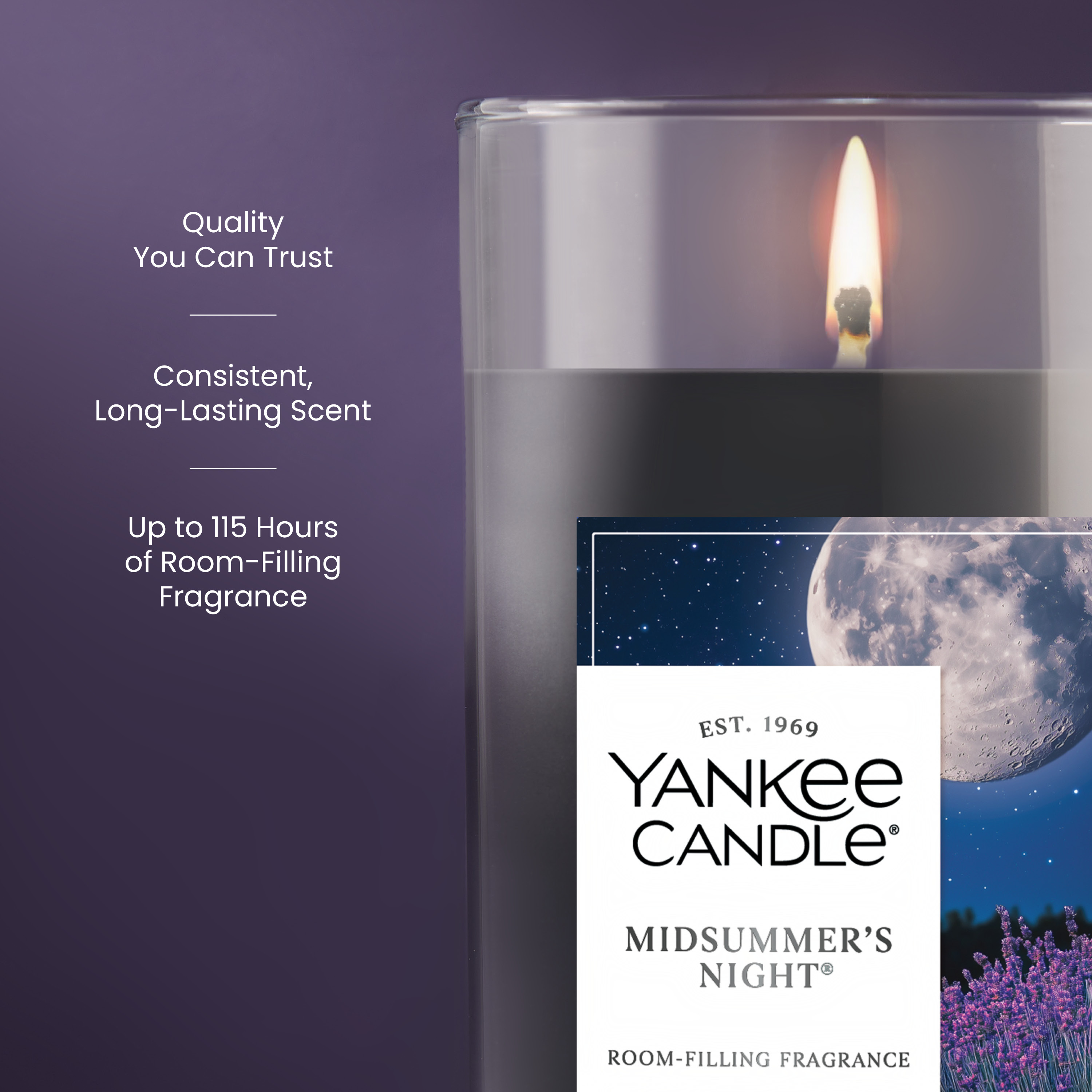 MidSummer's Night Signature Medium Pillar Candle - Thumbnail 3