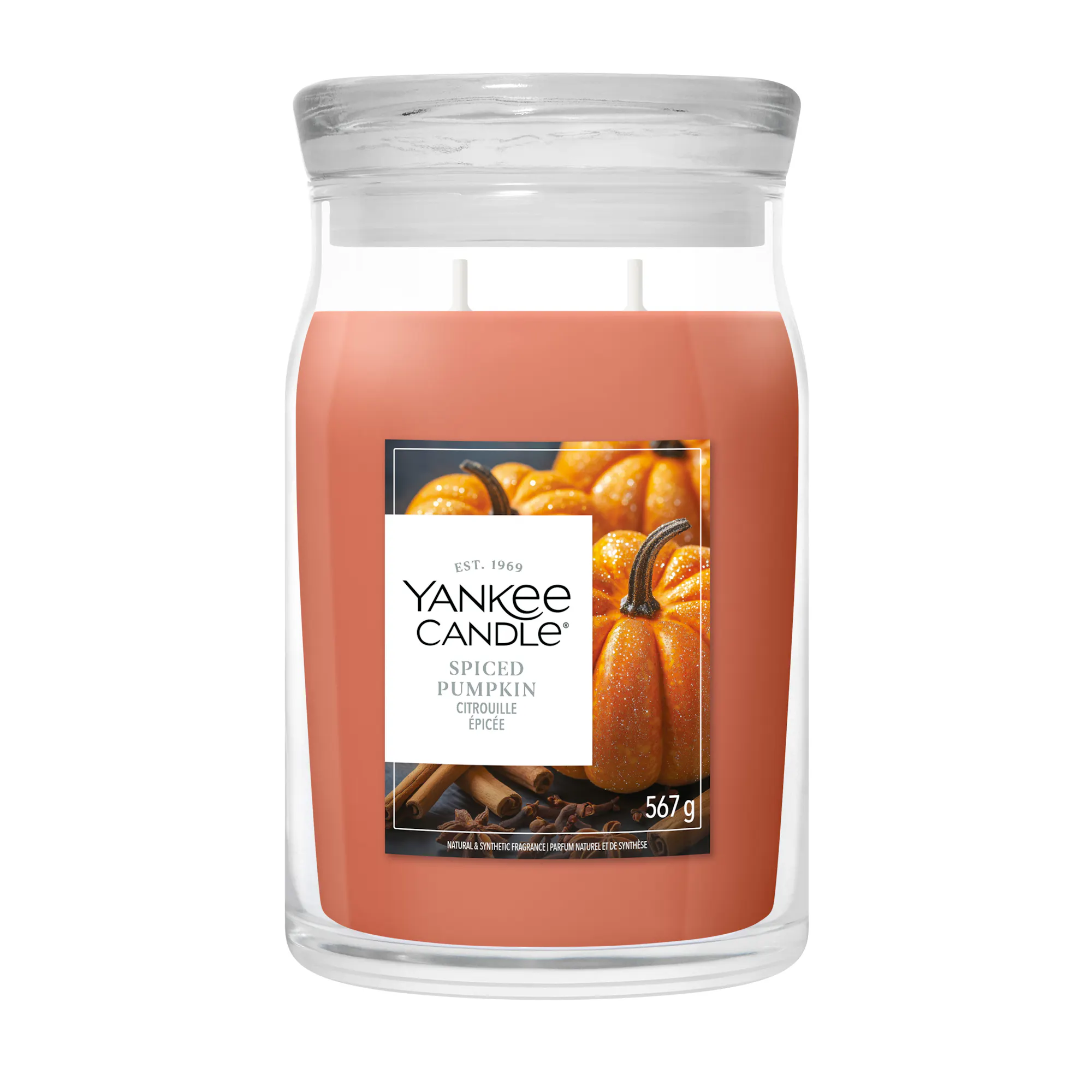 Spiced Pumpkin Candle Yankee Candle, Orange | Sweet & Spicy