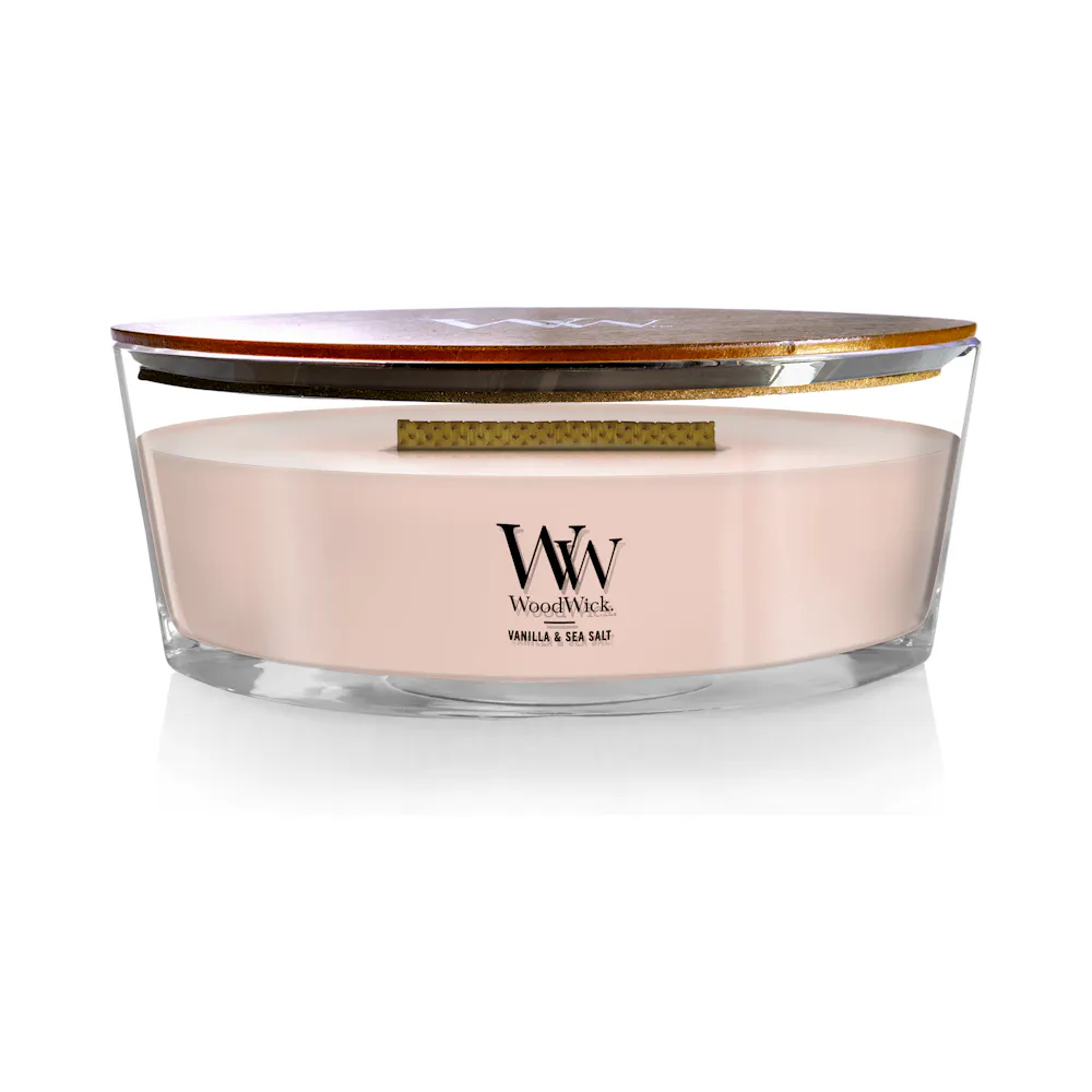 Vanilla & Sea Salt WoodWick® Ellipse Candle - Ellipse Candles