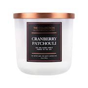 the collction cranberry patchouli medium 2 wick tumbler candle