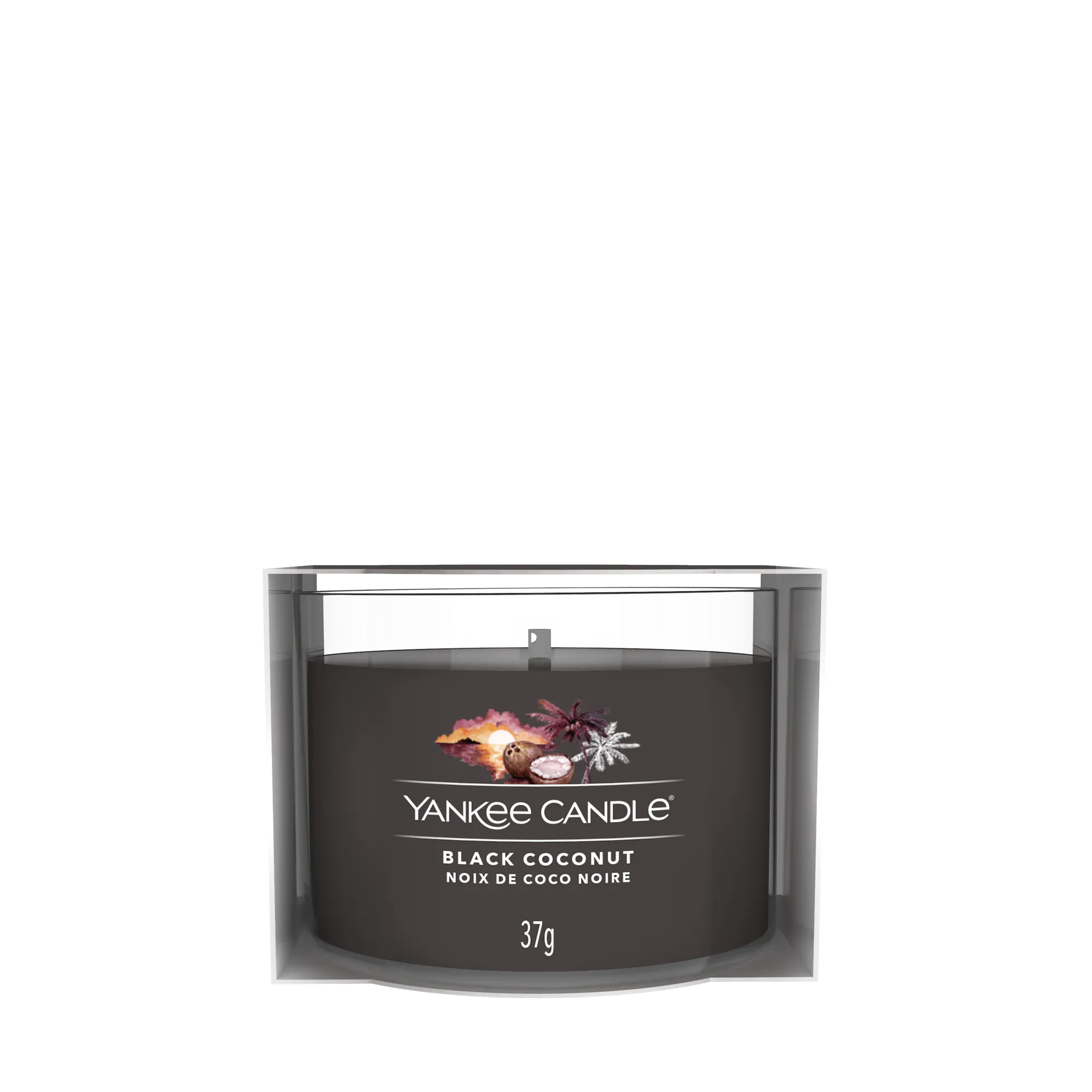 Black Coconut Candle Yankee Candle® Mini, 5.4cm x 4.4cm | Floral