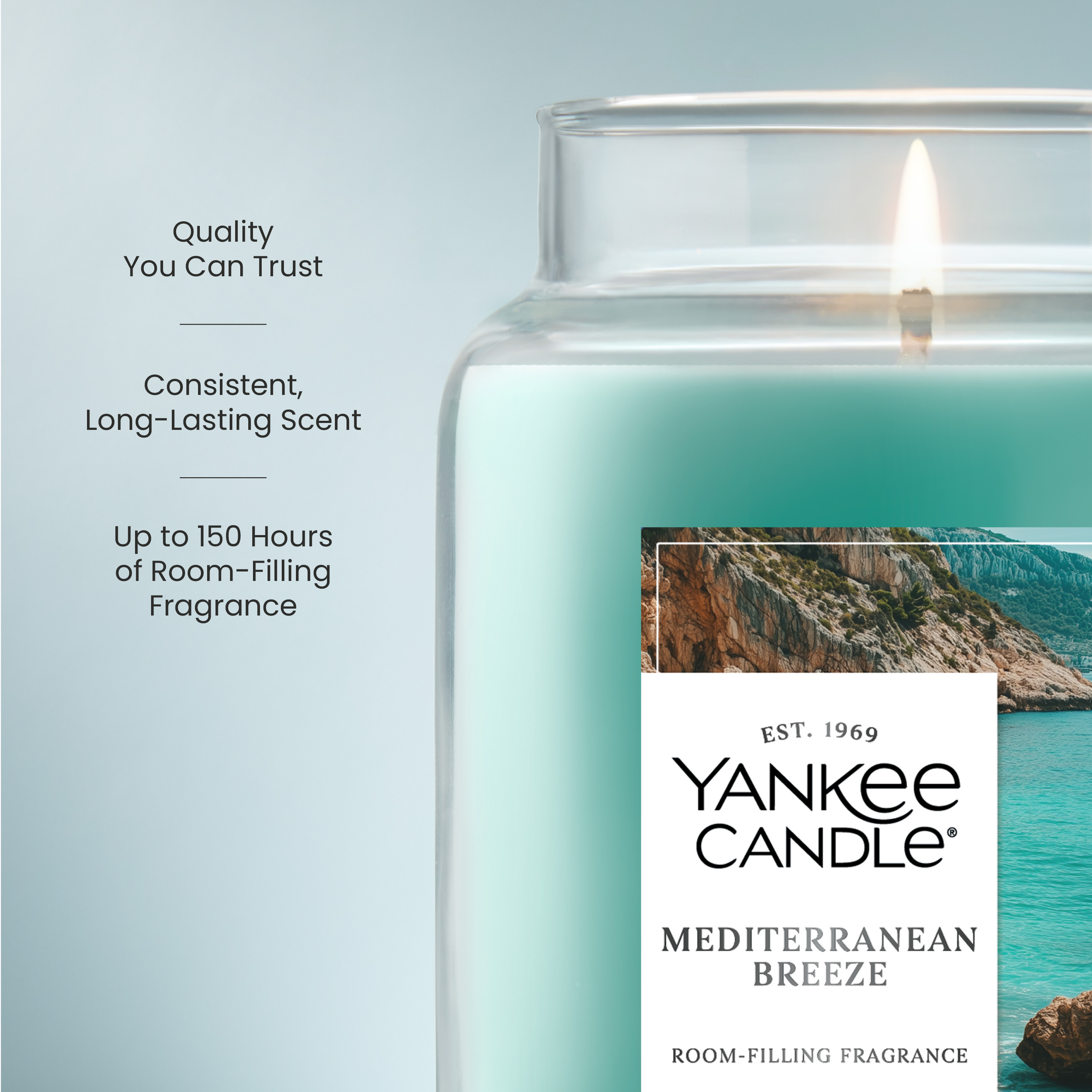 Mediterranean Breeze Original Large Jar Candle - Thumbnail 3