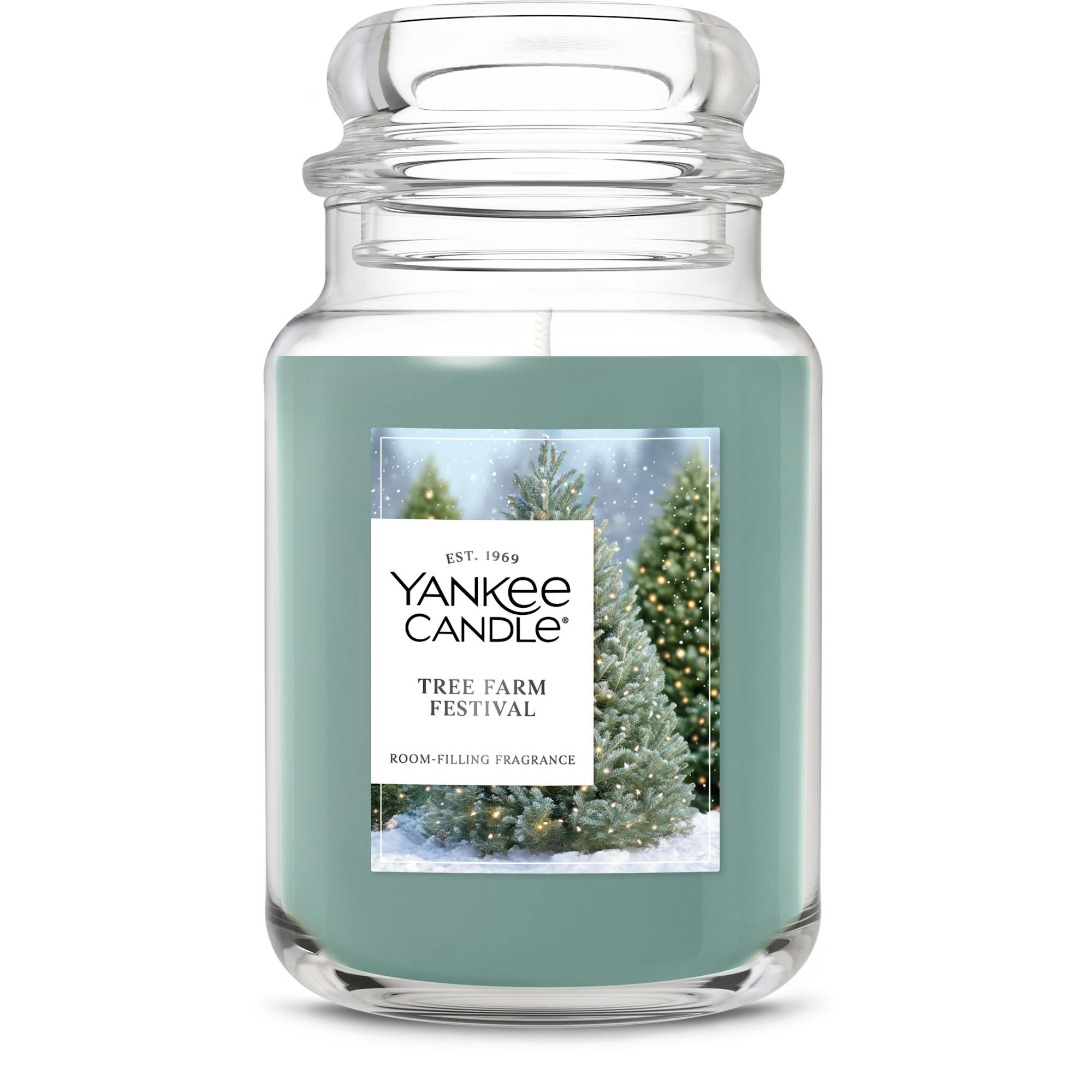 Yankee Candle Tree Farm Festival Original Large Jar Candles, 22 oz In Green