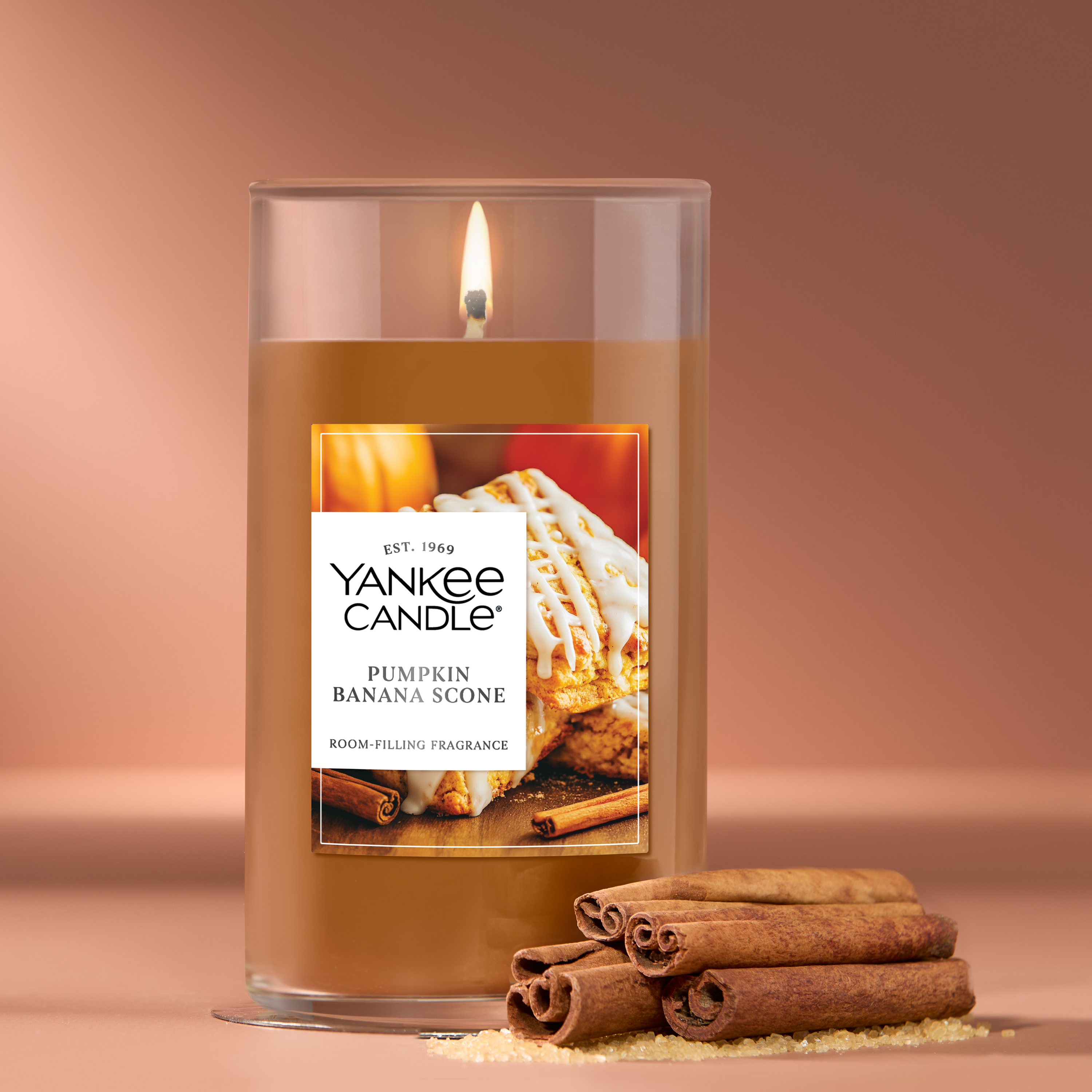 Pumpkin Banana Scone Signature Medium Pillar Candle