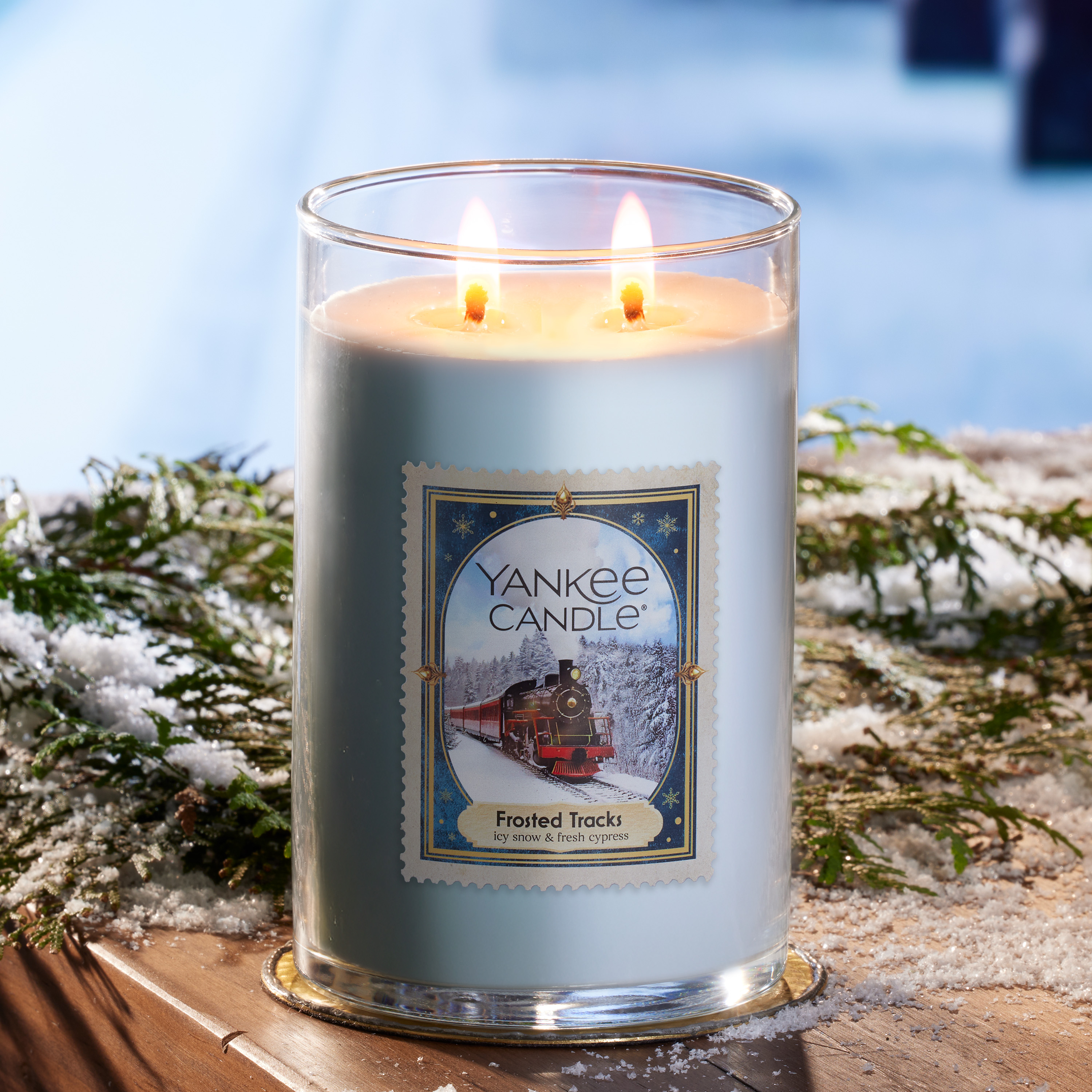 Frosted Tracks Large Tumbler Candle