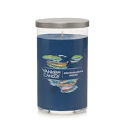 mediterranean breeze signature medium pillar candle
