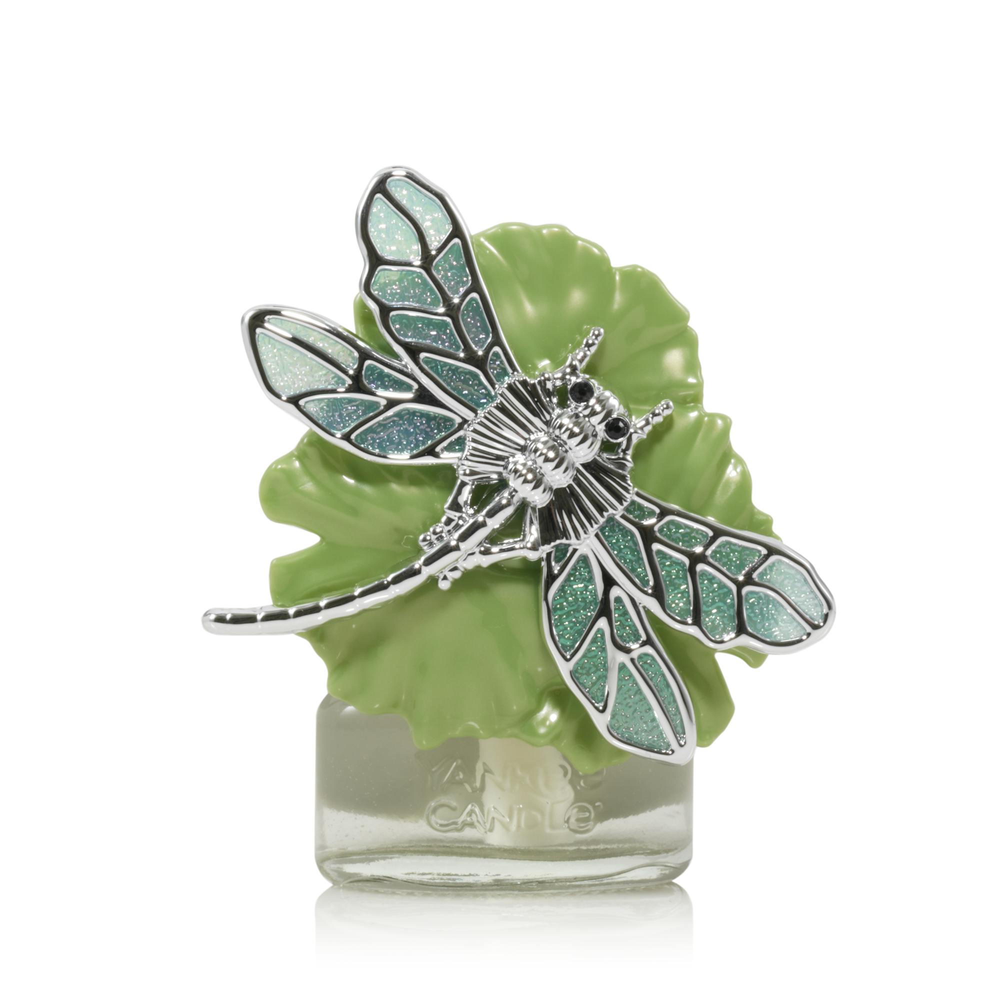 Yankee Candle Dragonfly On Lilypad Scentplug Diffuser W/ Light Scentplug Diffuser With Light, 0.625 Fl oz