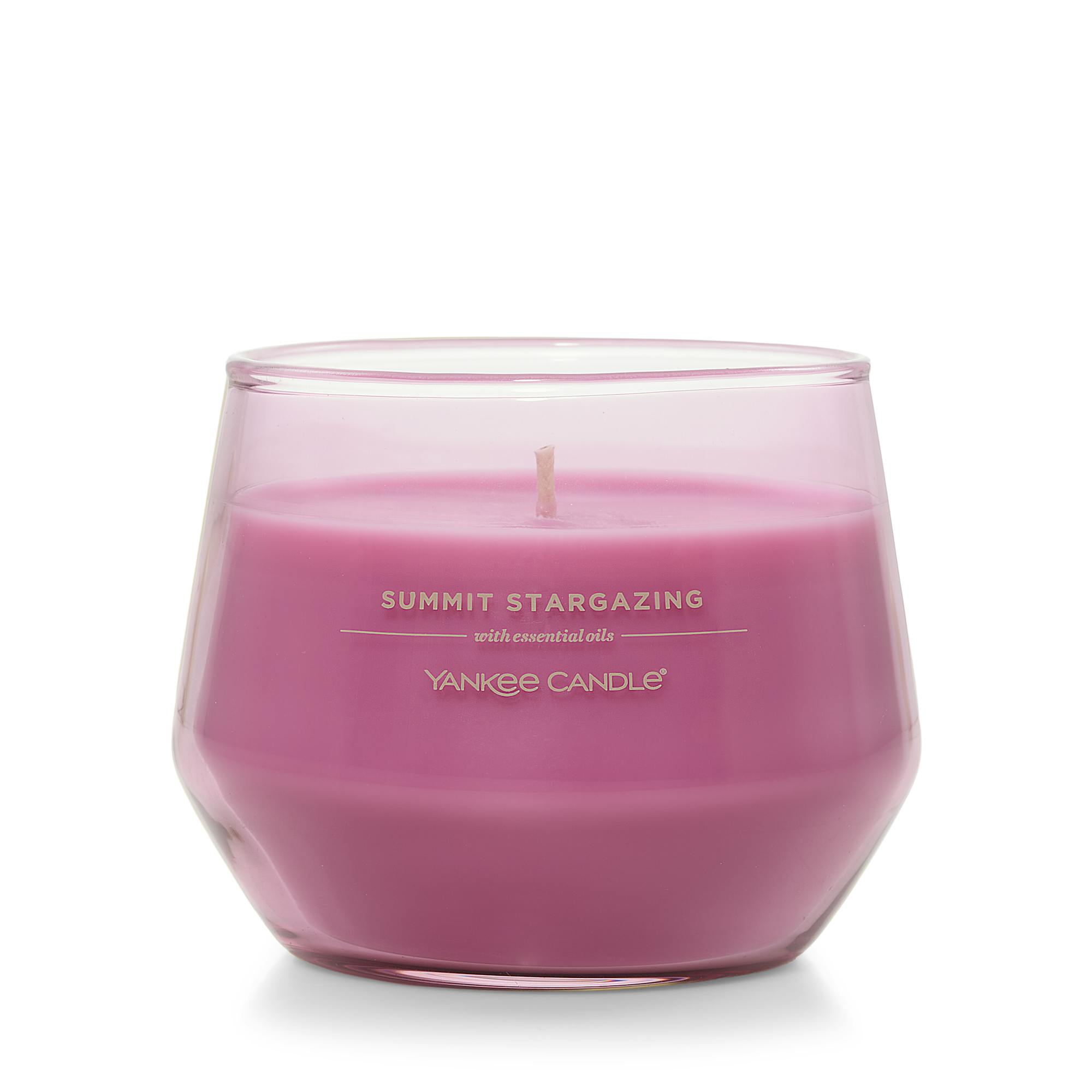 Yankee Candle Summit Stargazing Studio Collection Candles, 10 Oz, Medium In Pink
