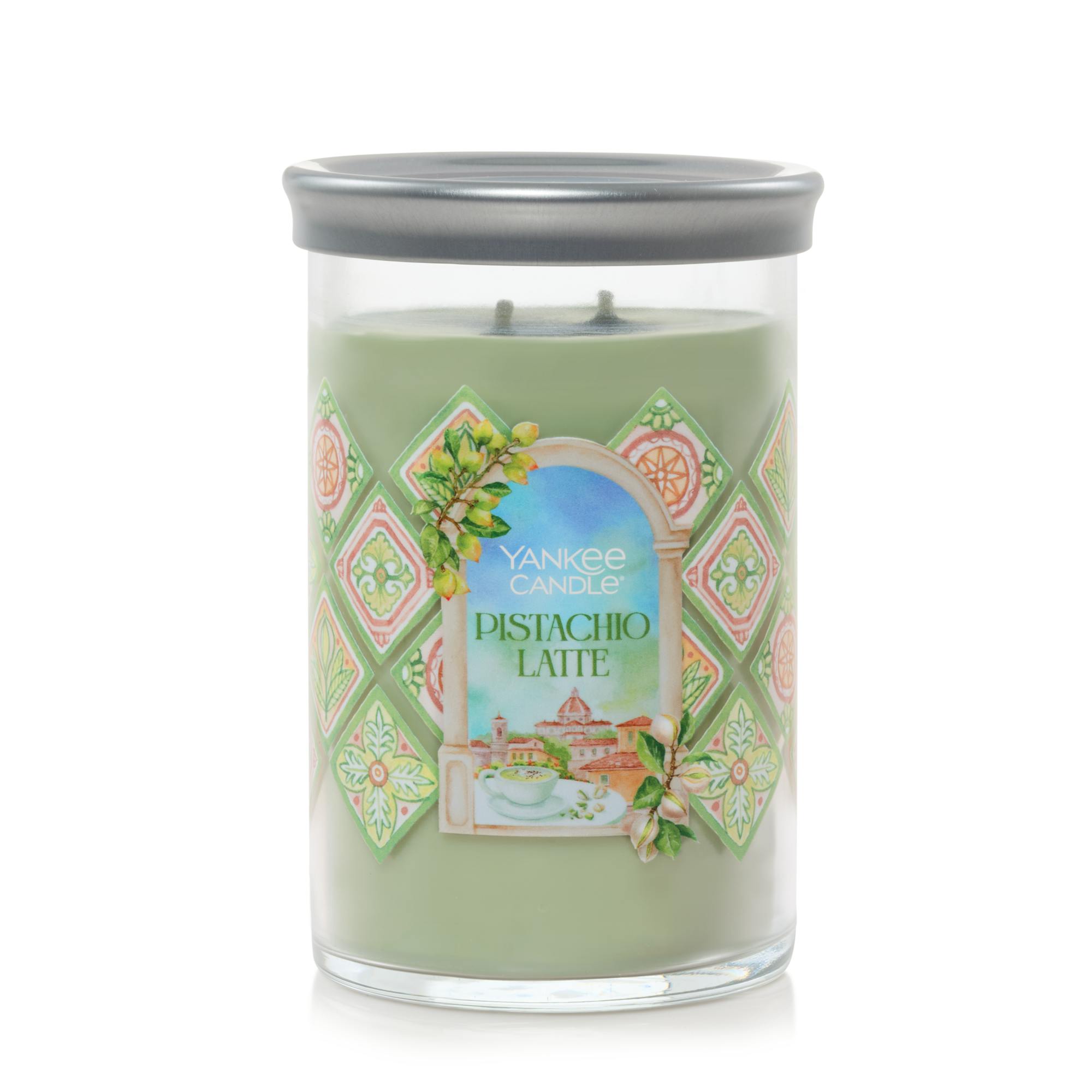 Yankee Candle Pistachio Latte 20 Oz. Signature Large Tumbler Candle, 20 oz In Green