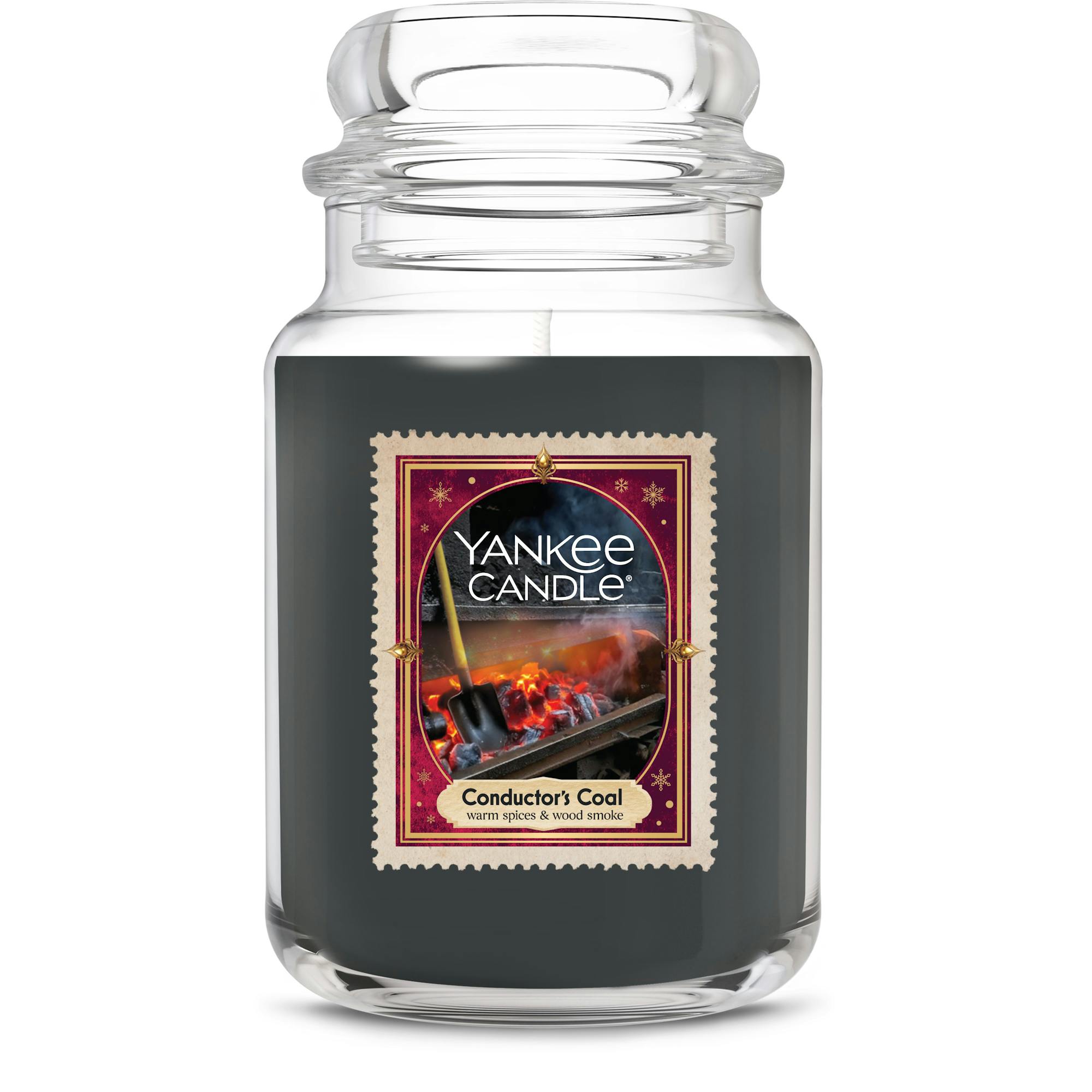 Yankee Candle Conductor's Coal Original Large Jar Candle, 22 oz In Gray