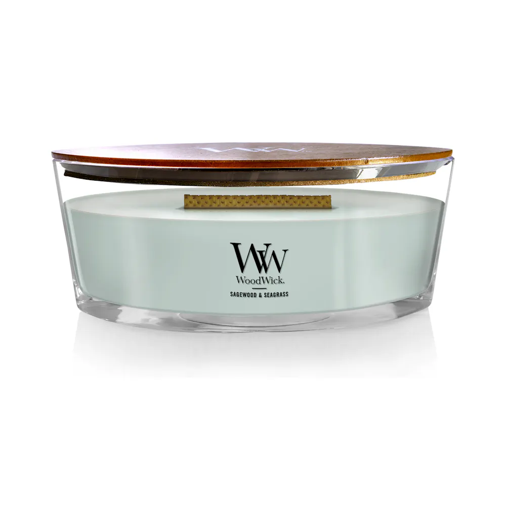 Woodwick - Antiquarium Büyük Boy Kokulu Mum 609 gr - Yeşil