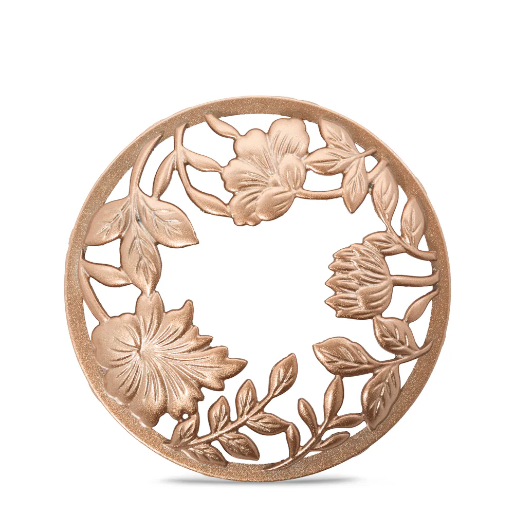Floral Etch Illuma-Lid® Jar Candle Topper