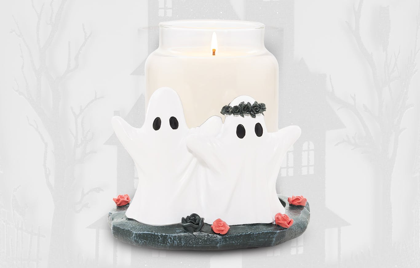 Halloween Ghosts Resin Holder