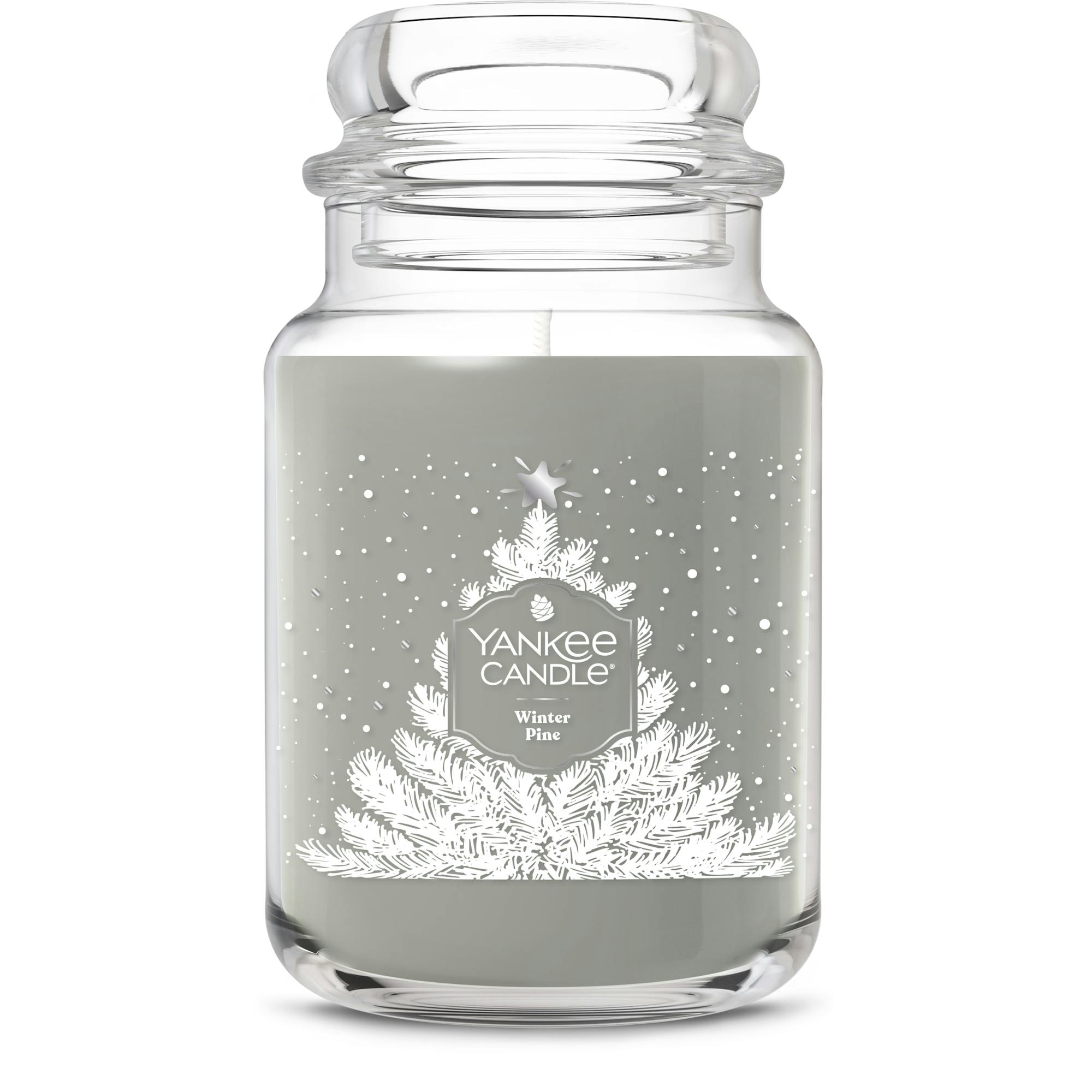 Yankee Candle Winter Pine Original Large Jar Candle, 22 oz In Gray