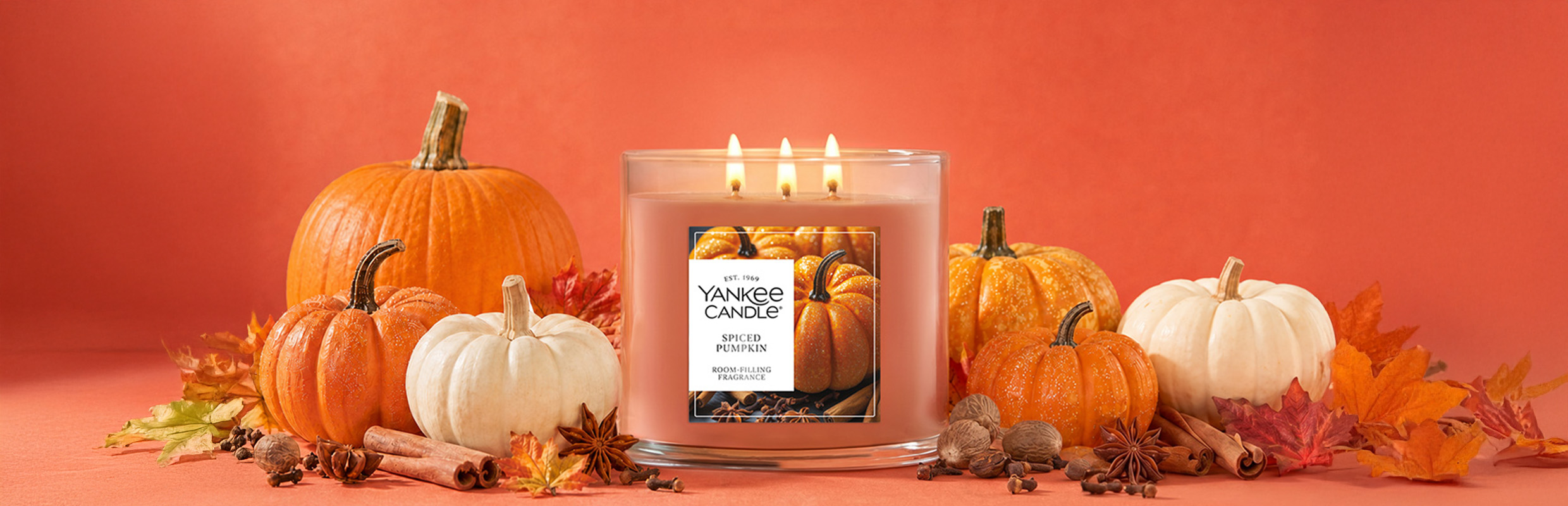 Spiced Pumpkin Candles
